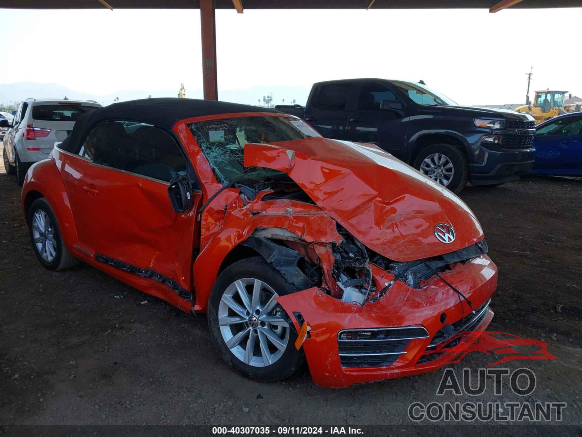 VOLKSWAGEN BEETLE 2019 - 3VW5DAAT2KM501249