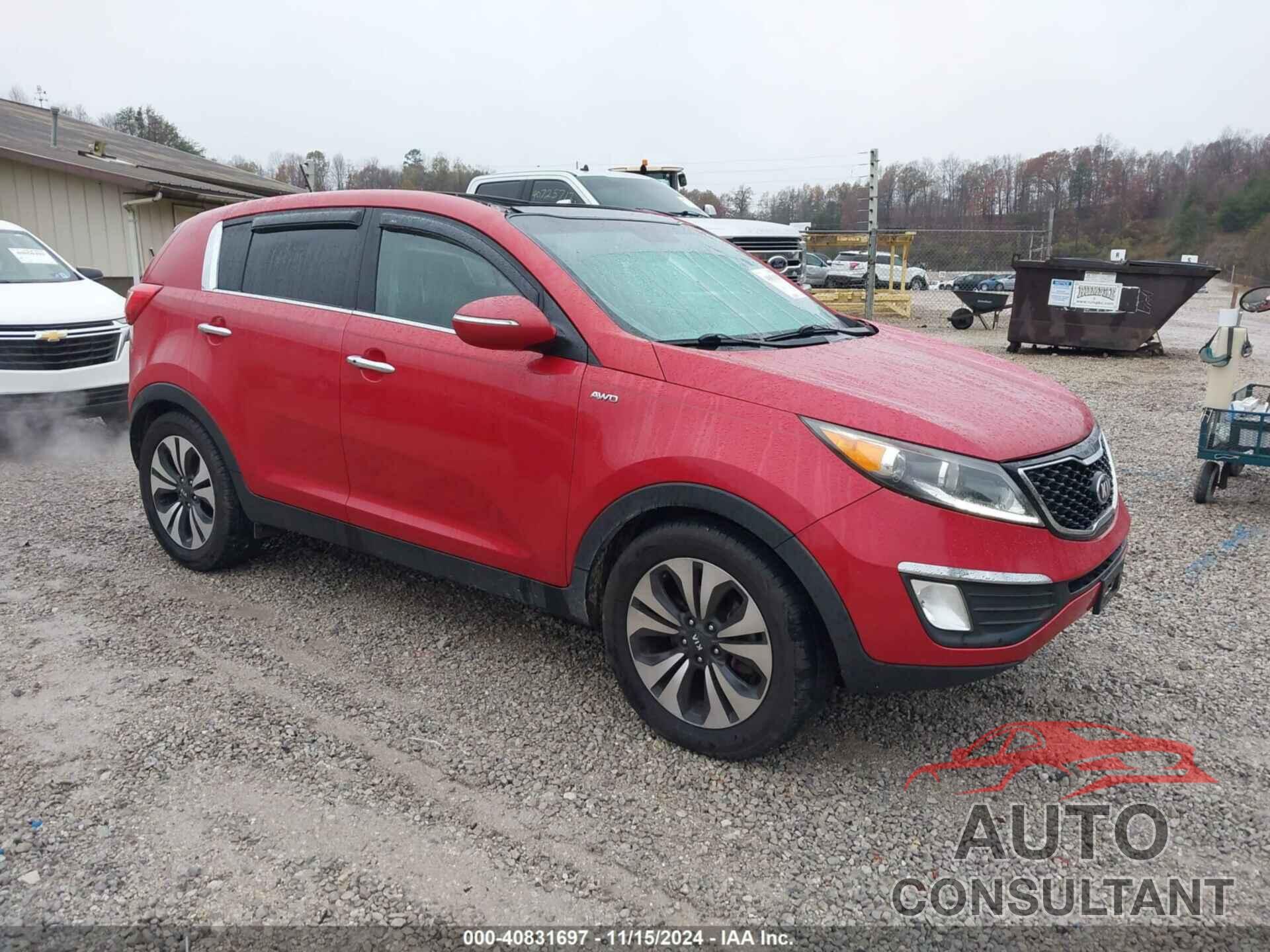 KIA SPORTAGE 2013 - KNDPCCA63D7396478