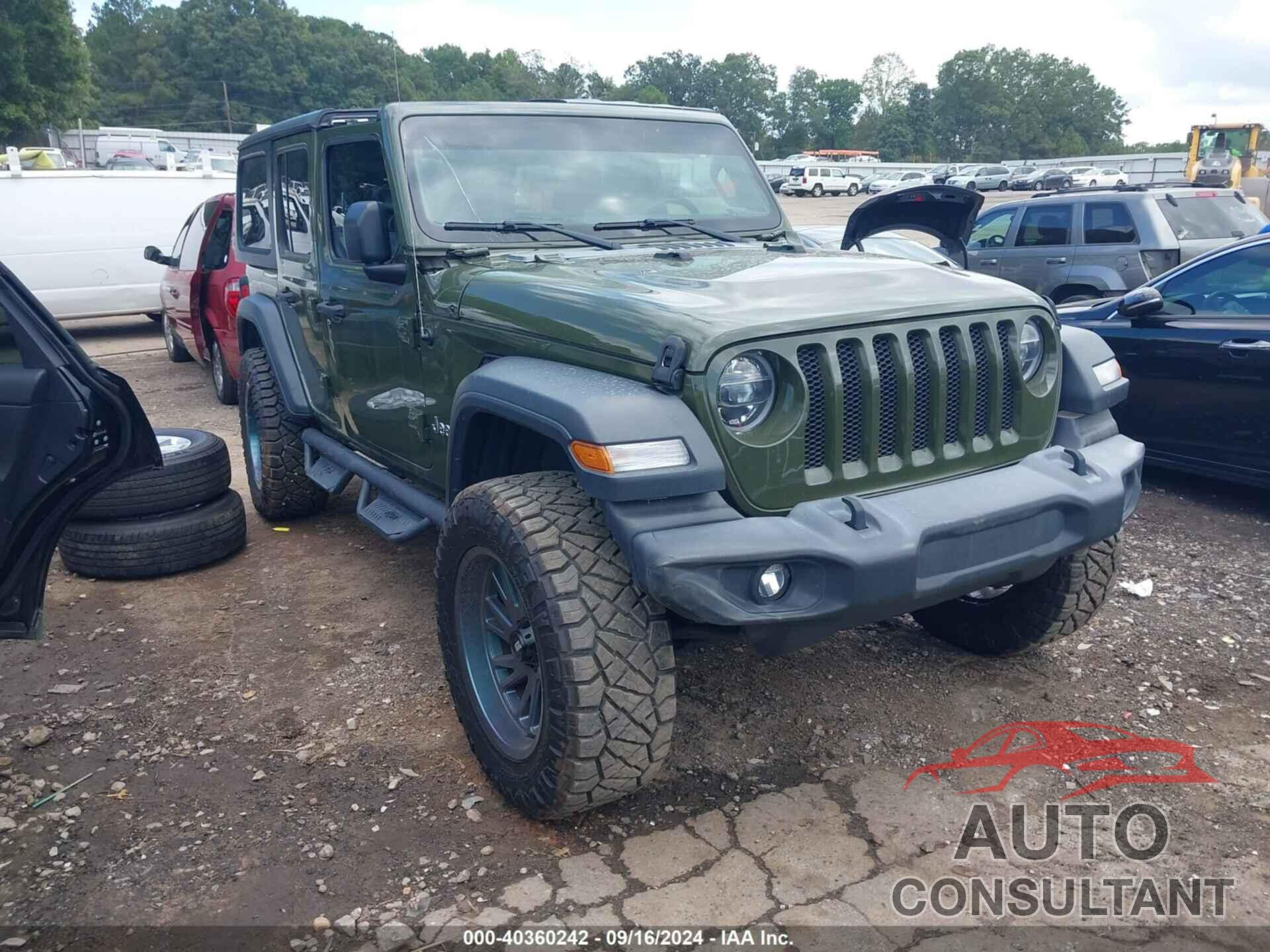 JEEP WRANGLER UNLIMITED 2020 - 1C4HJXDG4LW291829