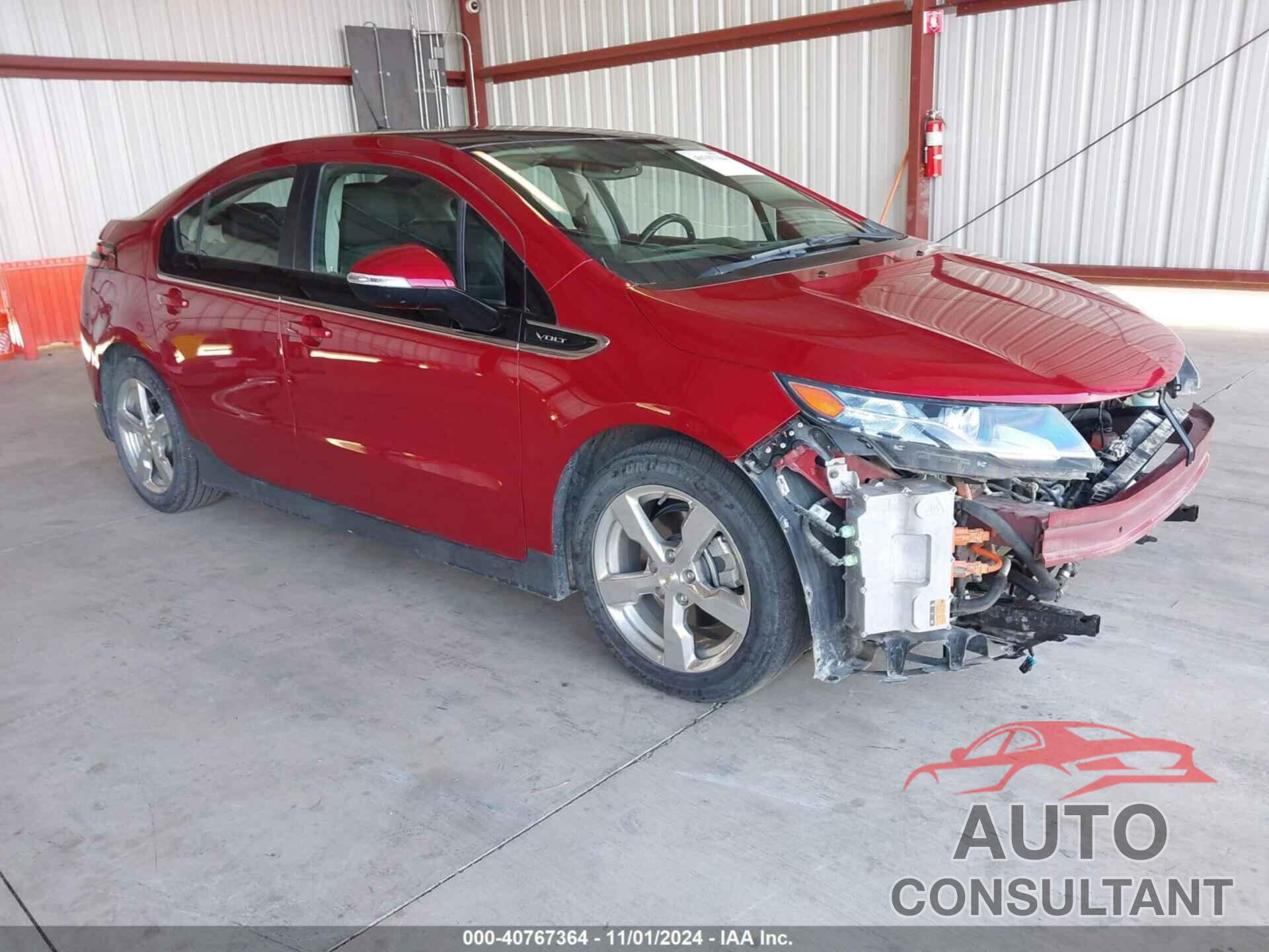 CHEVROLET VOLT 2011 - 1G1RD6E4XBU103456