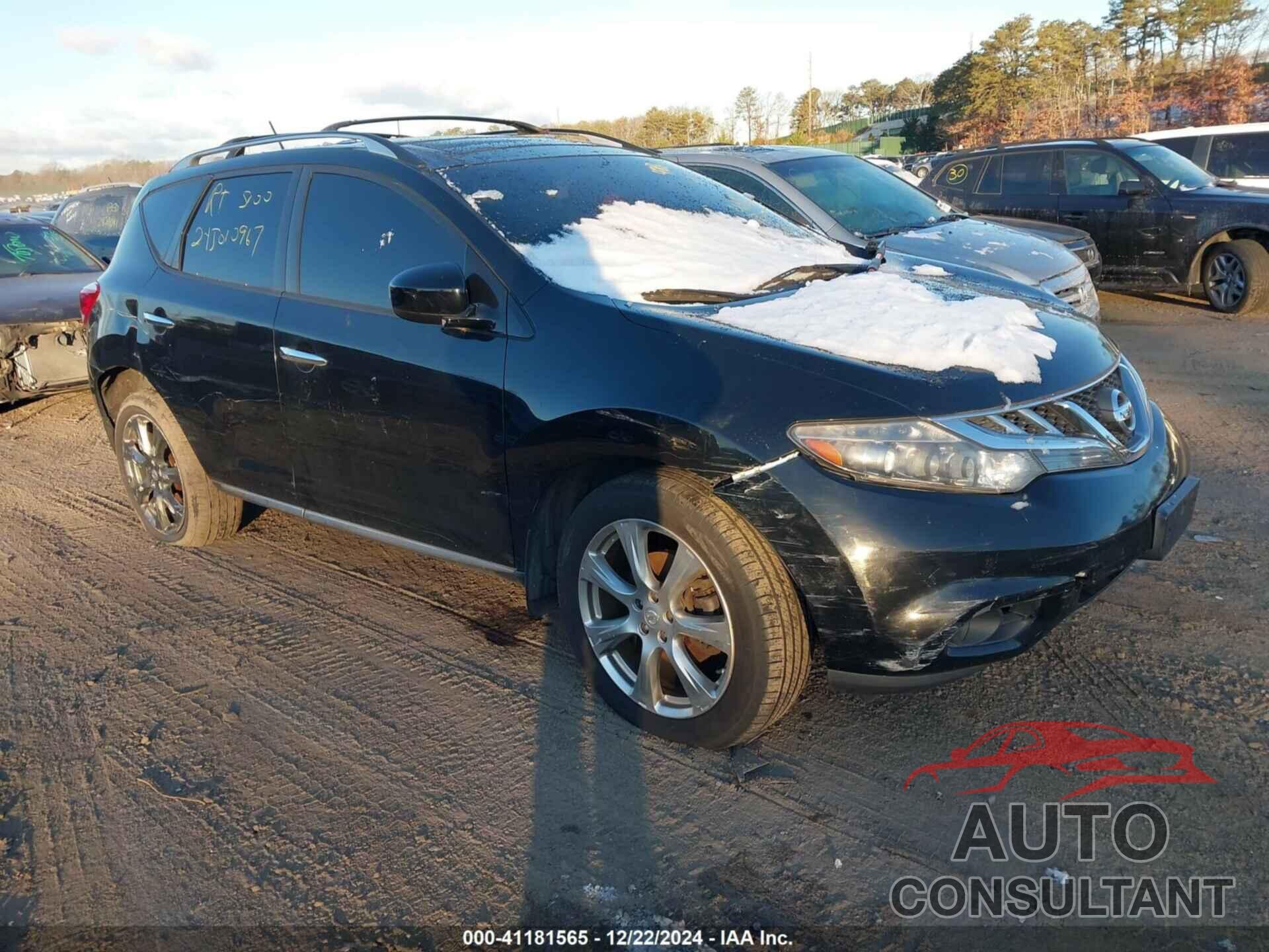 NISSAN MURANO 2012 - JN8AZ1MW1CW238475