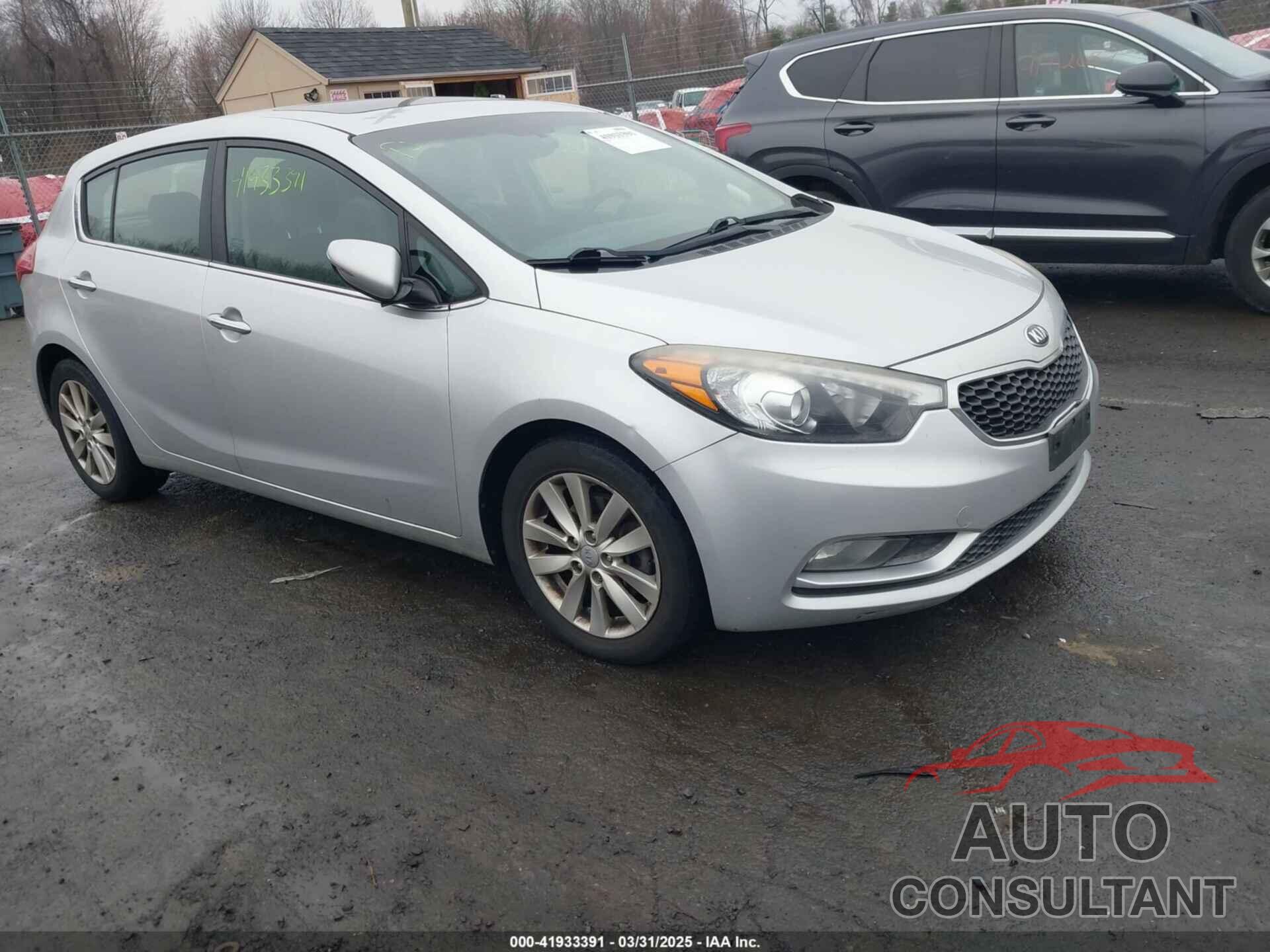 KIA FORTE 2014 - KNAFX5A80E5193698