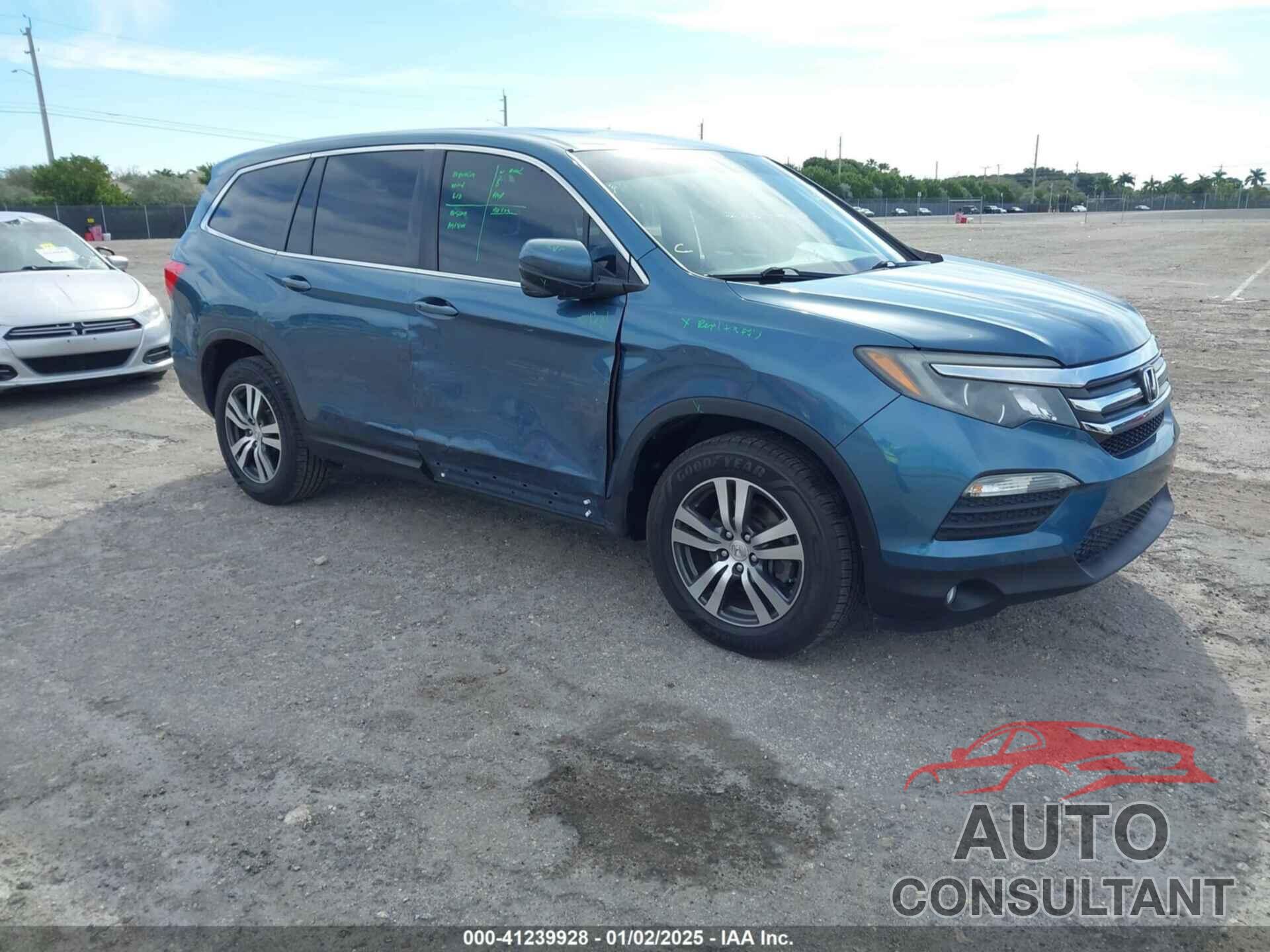 HONDA PILOT 2016 - 5FNYF5H50GB004883