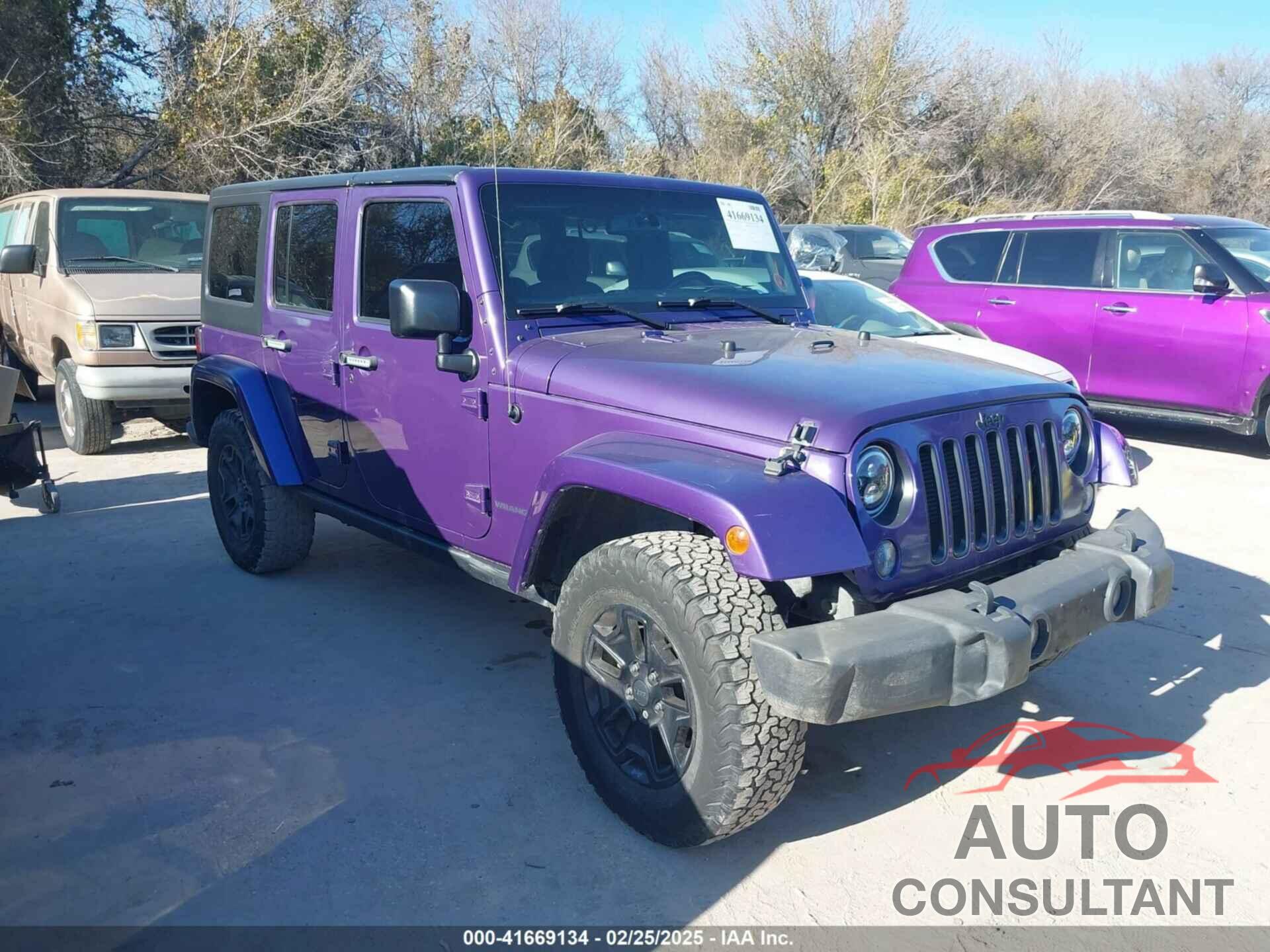 JEEP WRANGLER UNLIMITED 2016 - 1C4HJWEG6GL202780