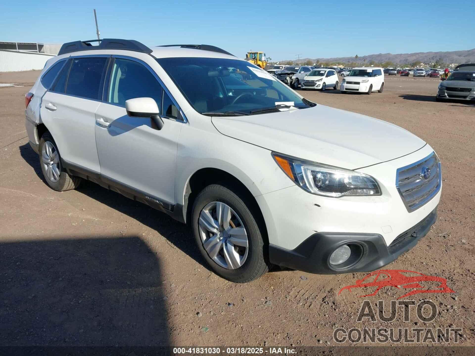 SUBARU OUTBACK 2017 - 4S4BSCACXH3371069