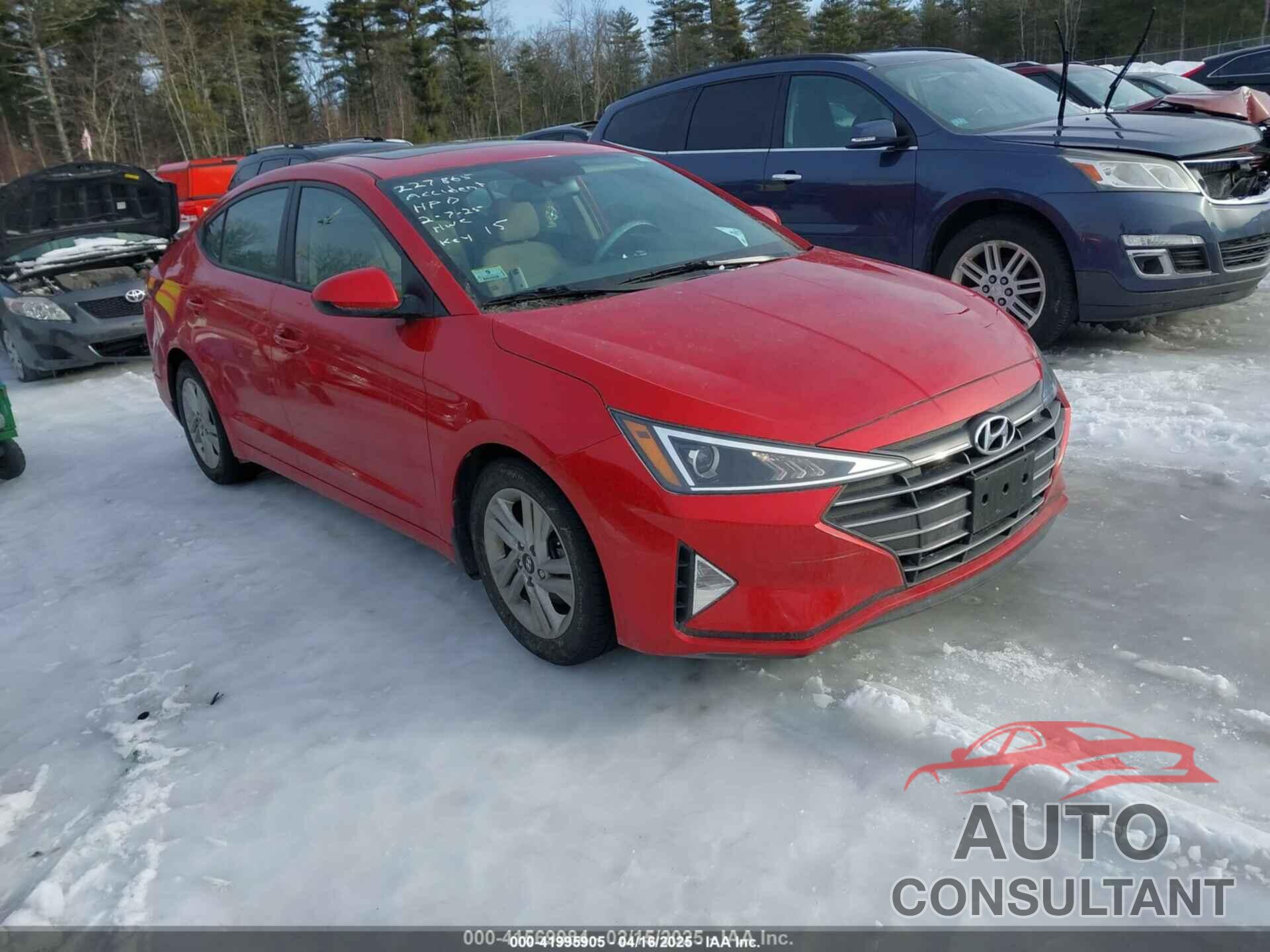 HYUNDAI ELANTRA 2020 - 5NPD84LF5LH629410