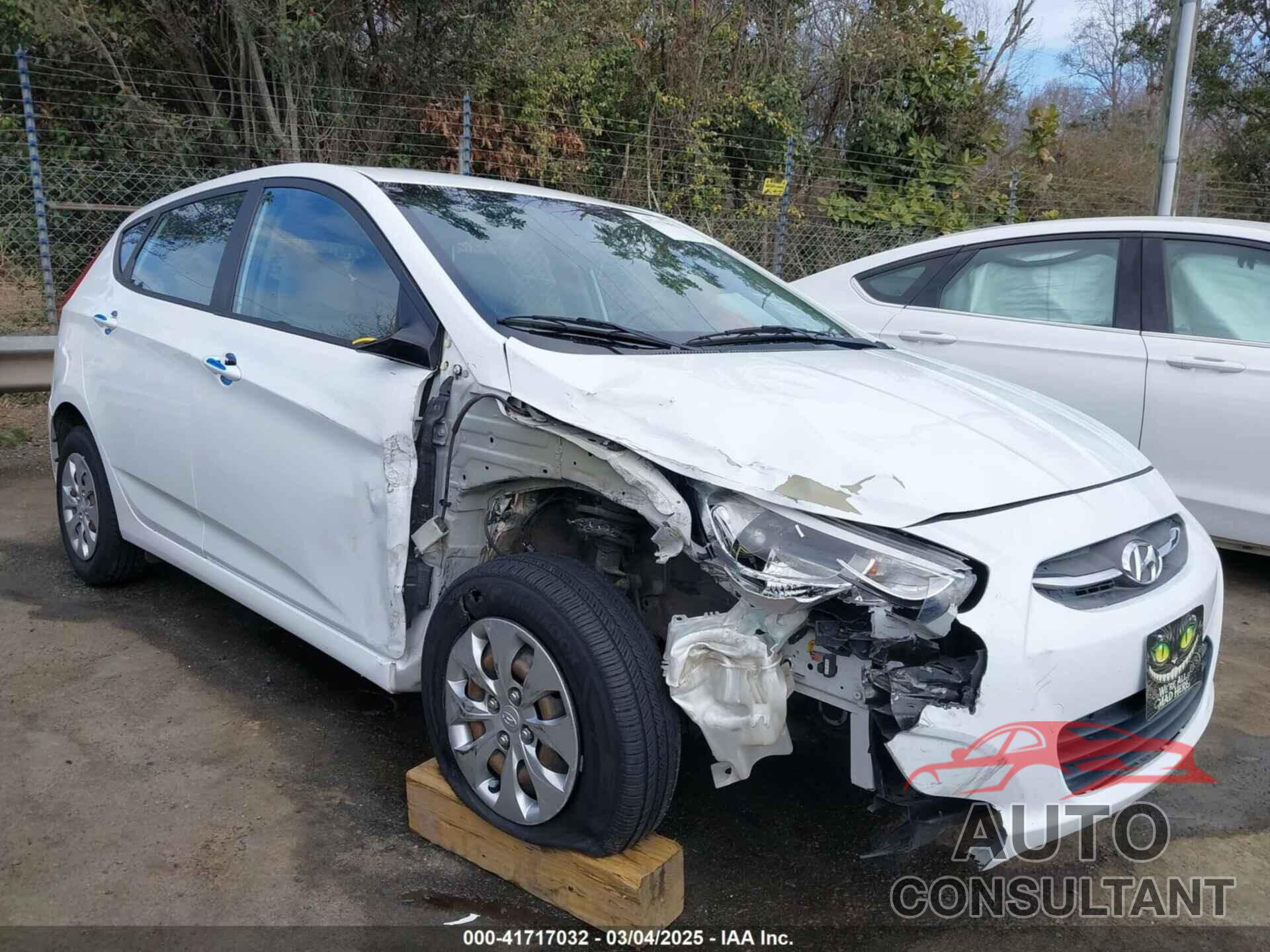 HYUNDAI ACCENT 2017 - KMHCT5AE8HU315026