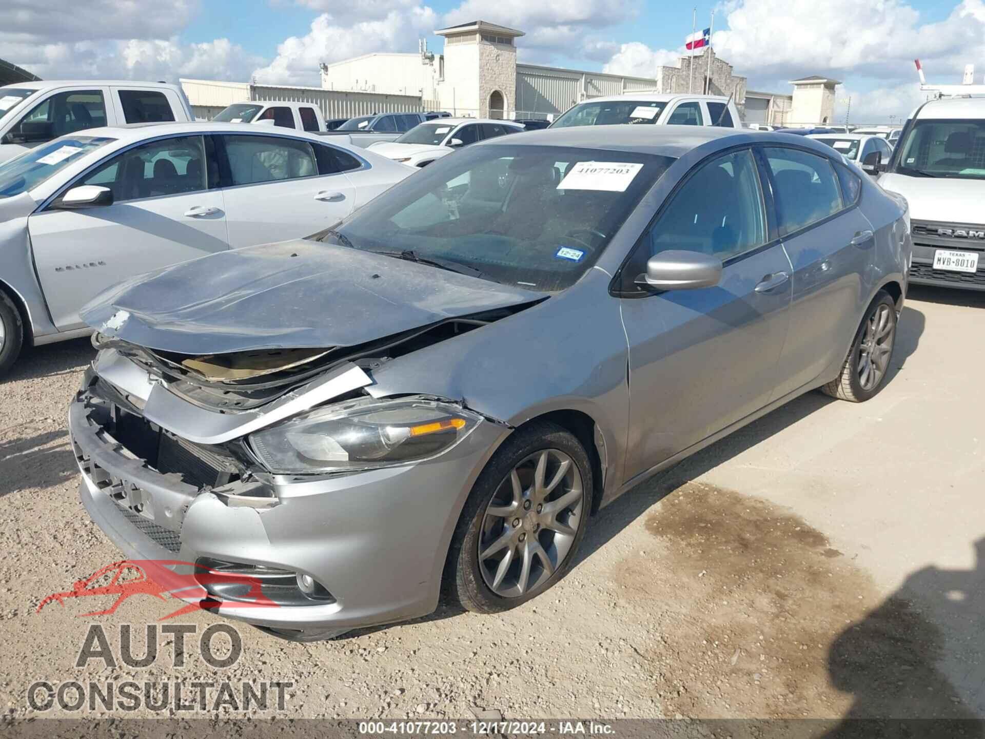 DODGE DART 2015 - 1C3CDFBB0FD243767