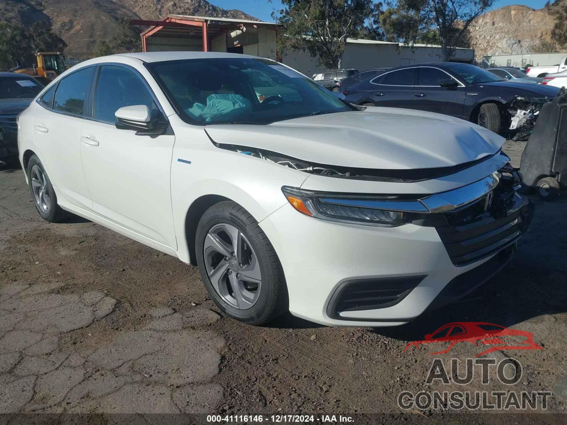 HONDA INSIGHT 2019 - 19XZE4F56KE008715