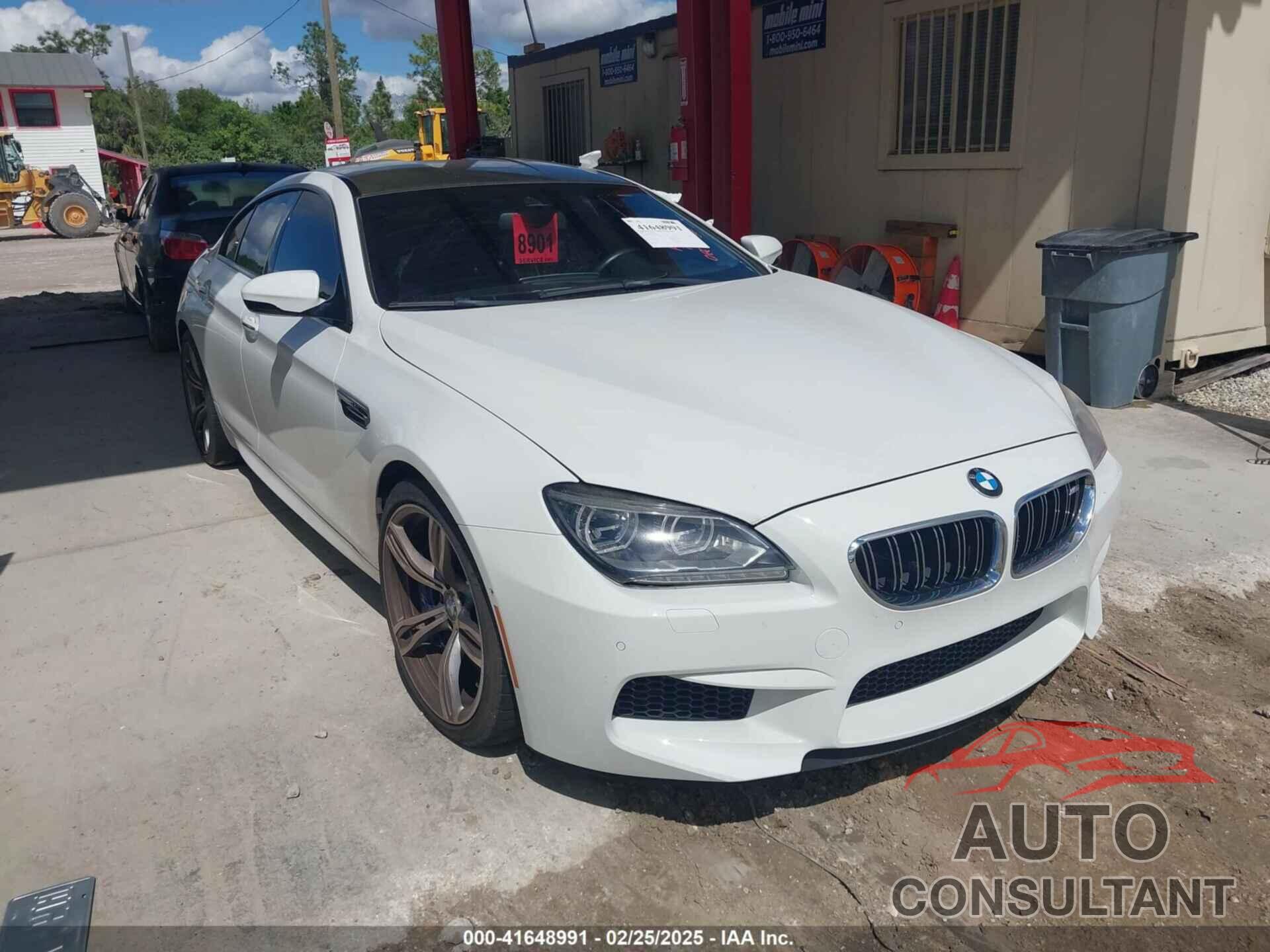 BMW M6 GRAN COUPE 2014 - WBS6C9C50EDV73809