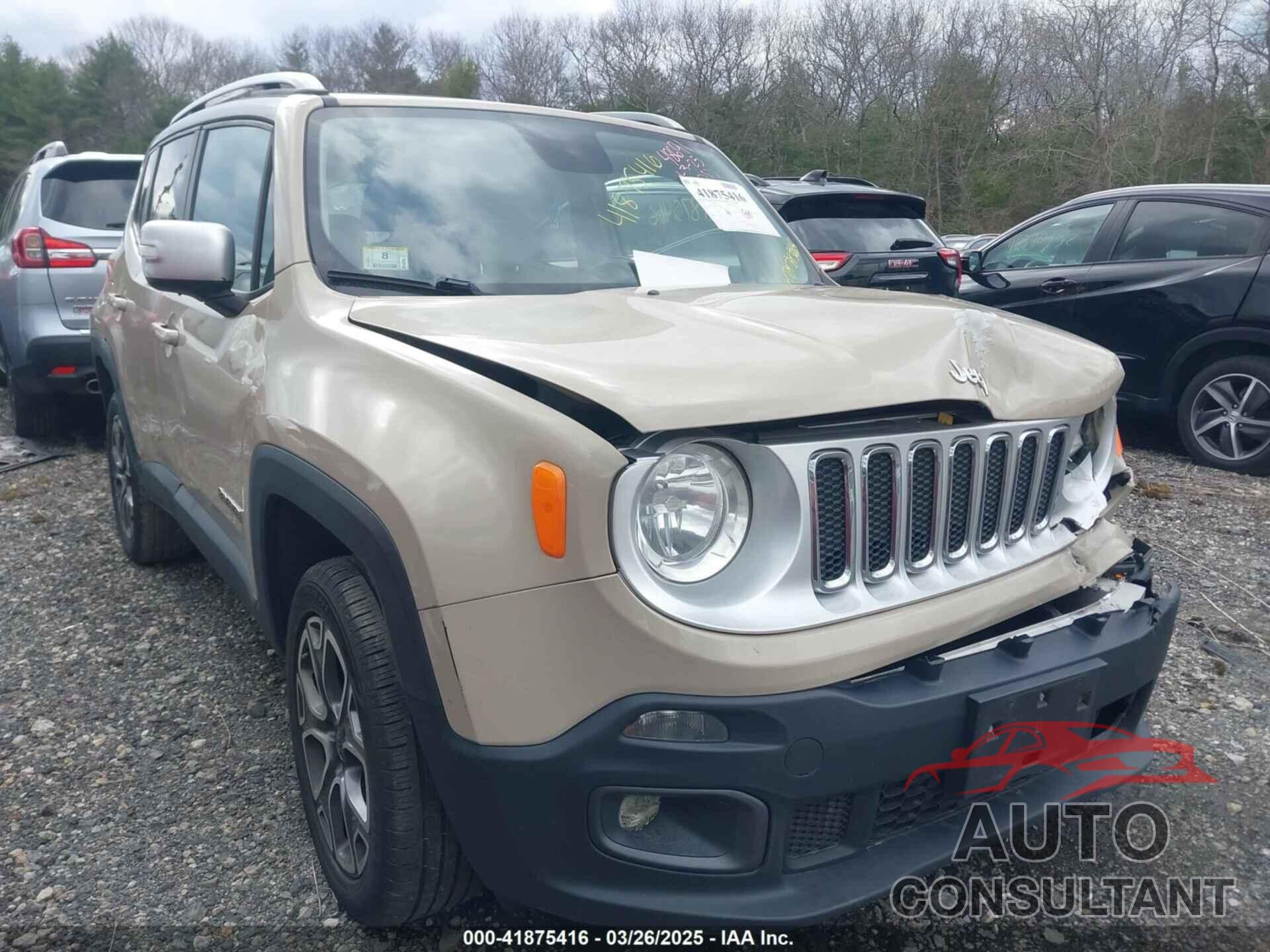 JEEP RENEGADE 2016 - ZACCJBDT1GPC67646
