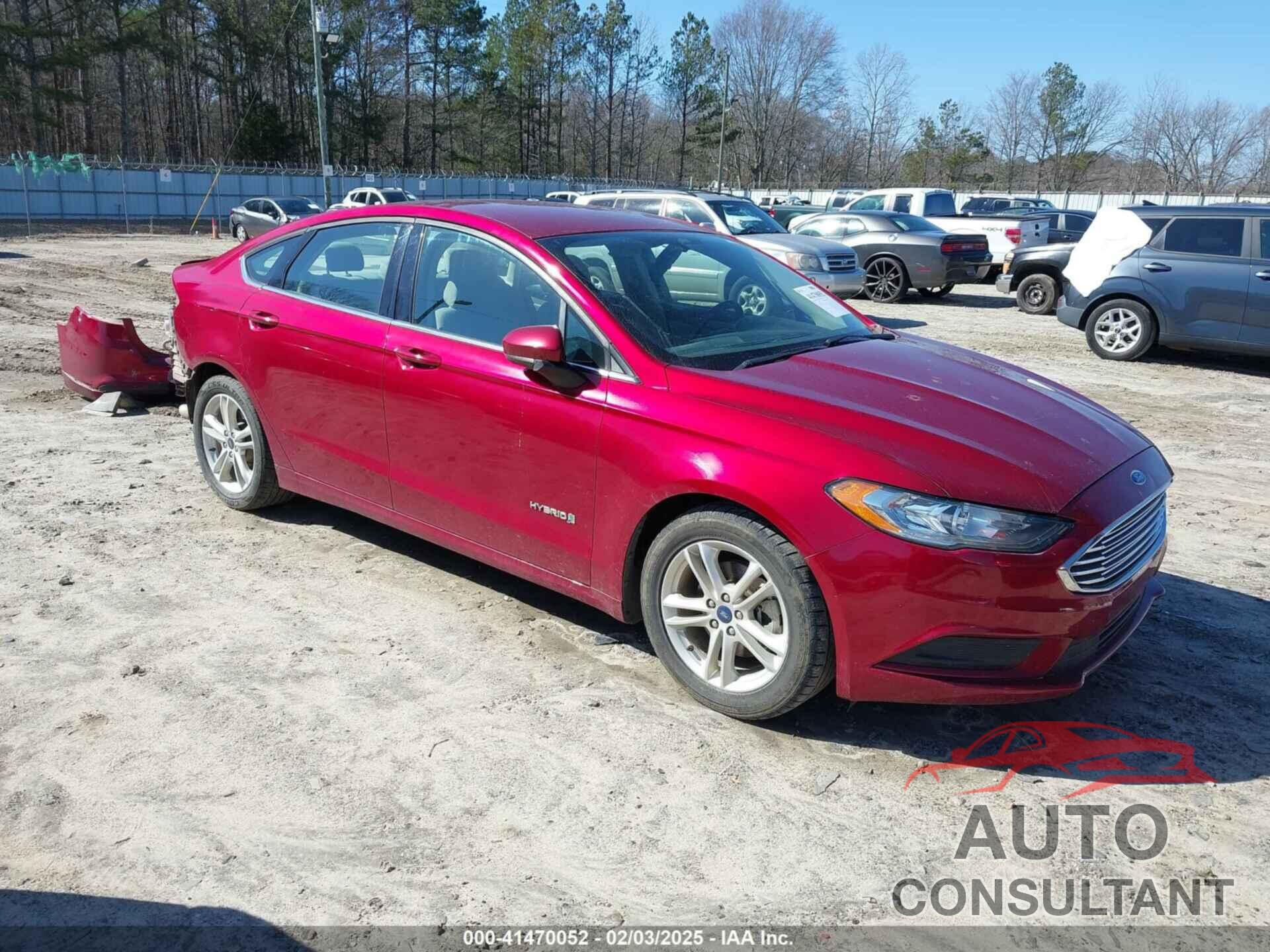 FORD FUSION HYBRID 2018 - 3FA6P0LU1JR243022