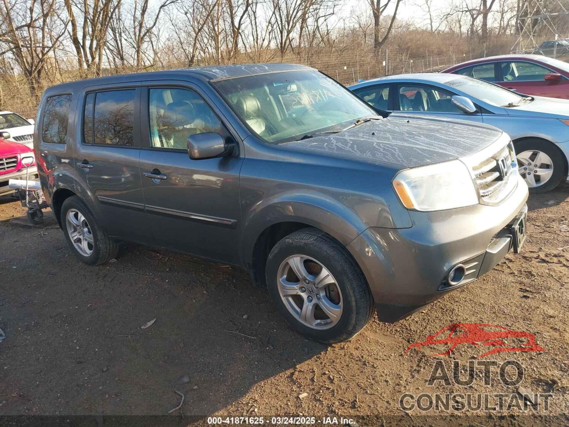 HONDA PILOT 2012 - 5FNYF4H52CB034259