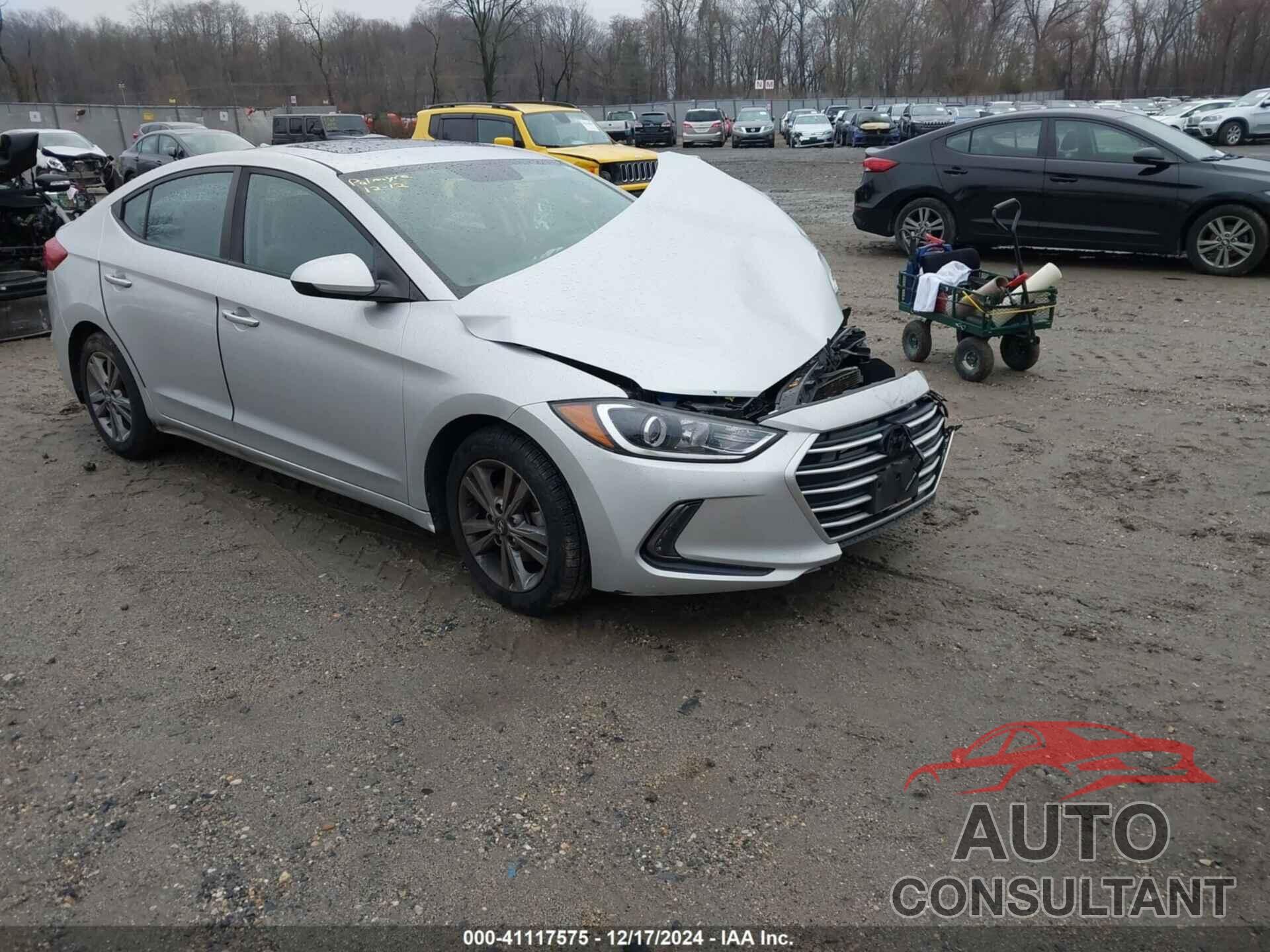 HYUNDAI ELANTRA 2018 - 5NPD84LF0JH279617