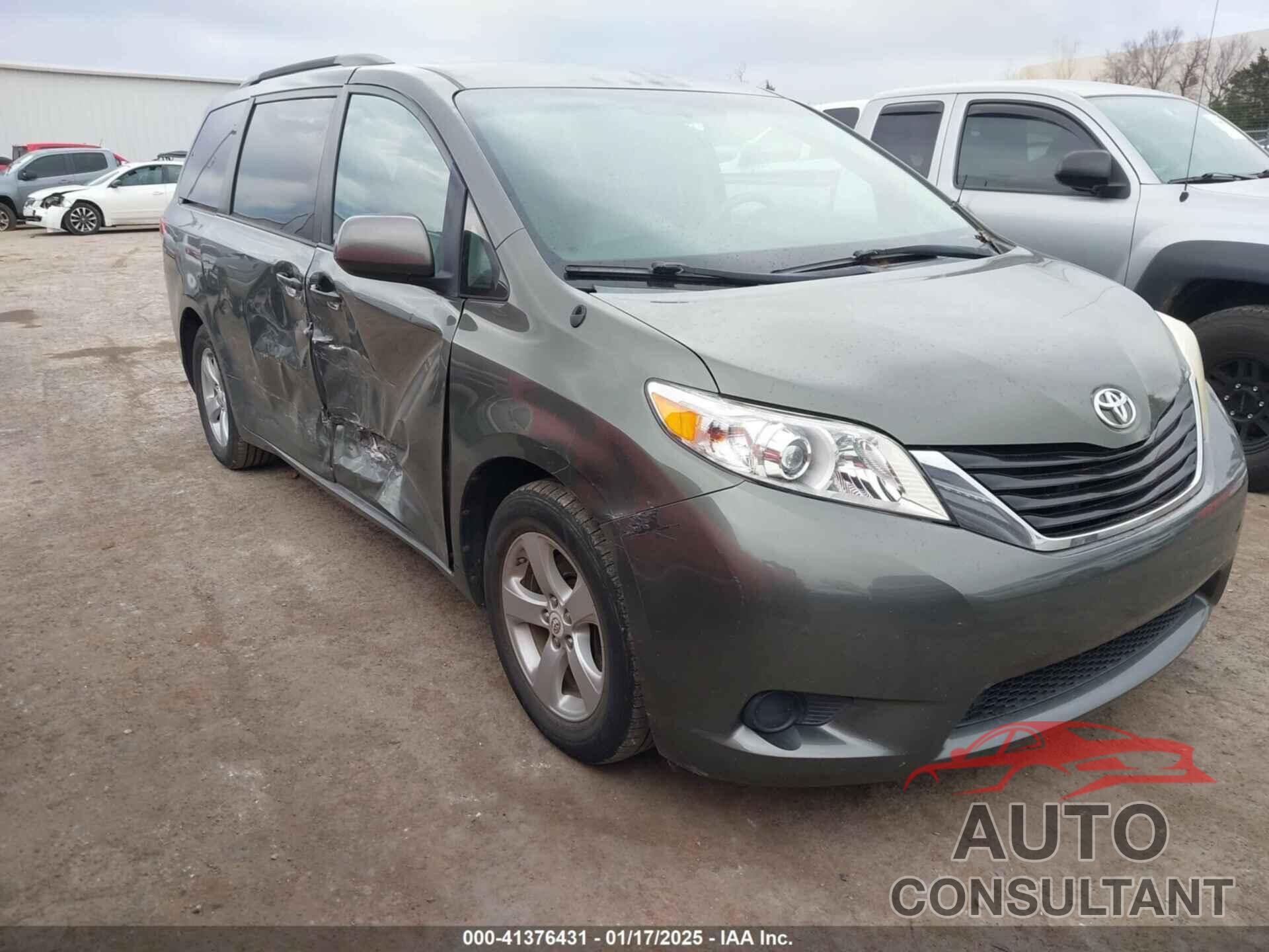 TOYOTA SIENNA 2012 - 5TDKK3DC9CS246099