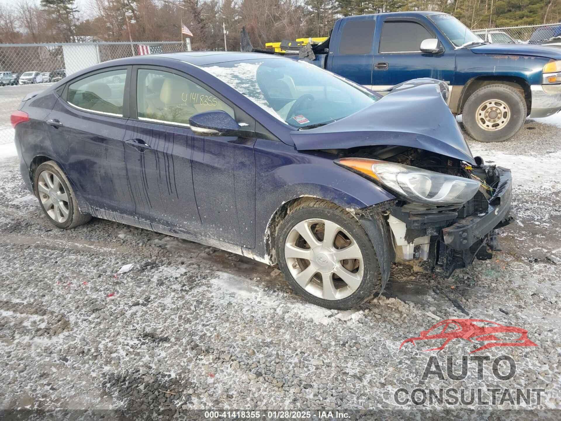 HYUNDAI ELANTRA 2013 - 5NPDH4AE6DH293293