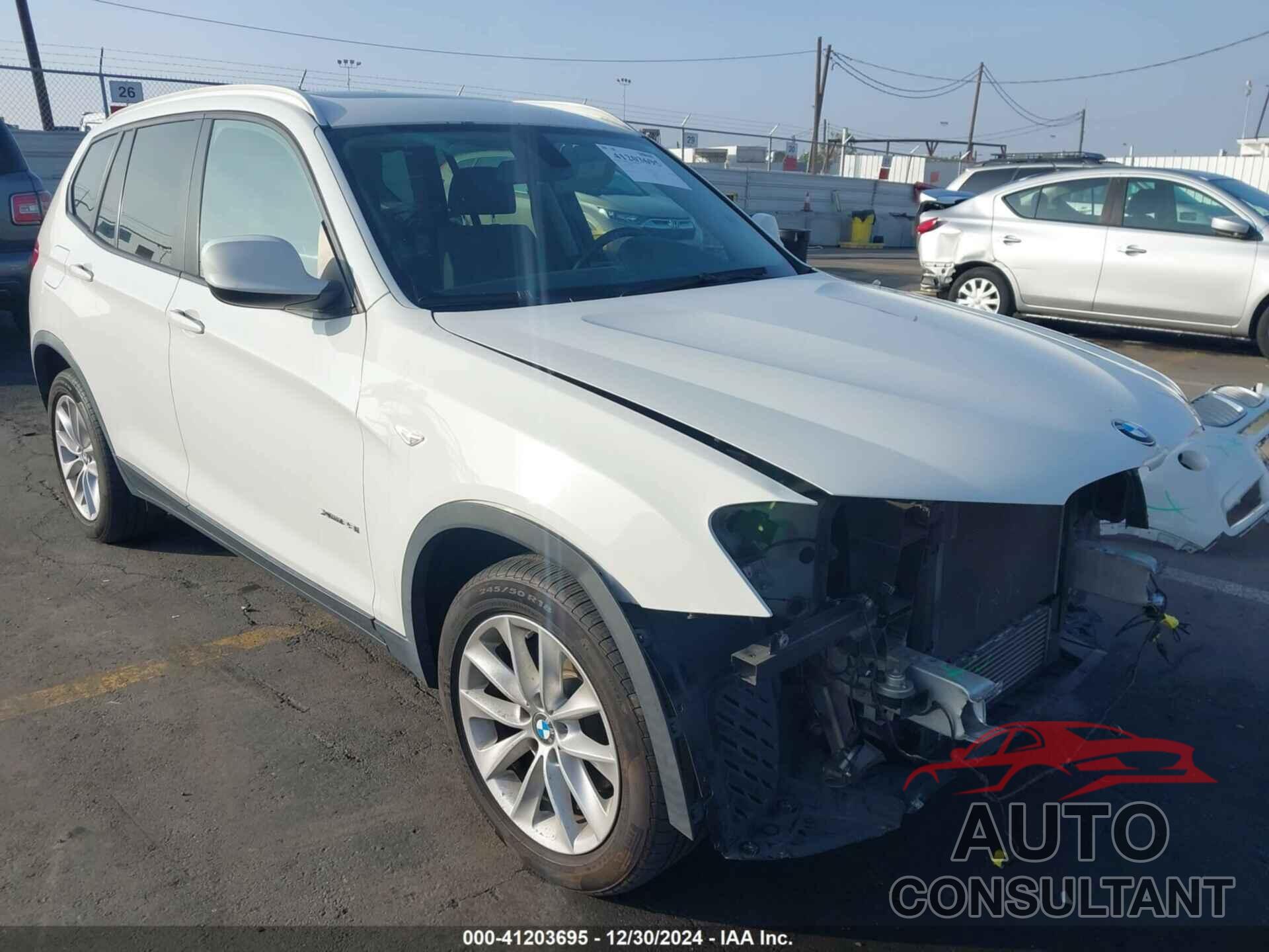 BMW X3 2013 - 5UXWX9C54D0D01976