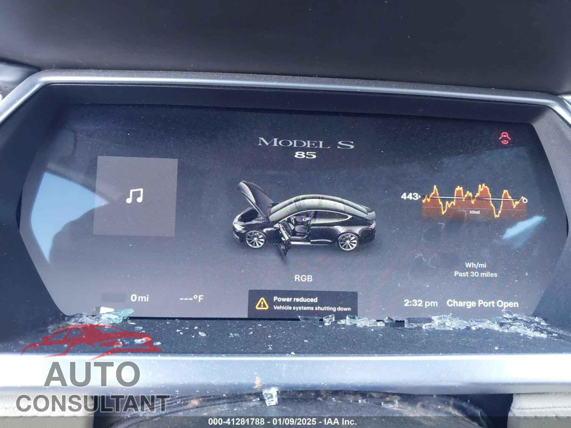 TESLA MODEL S 2013 - 5YJSA1CNODFP07903
