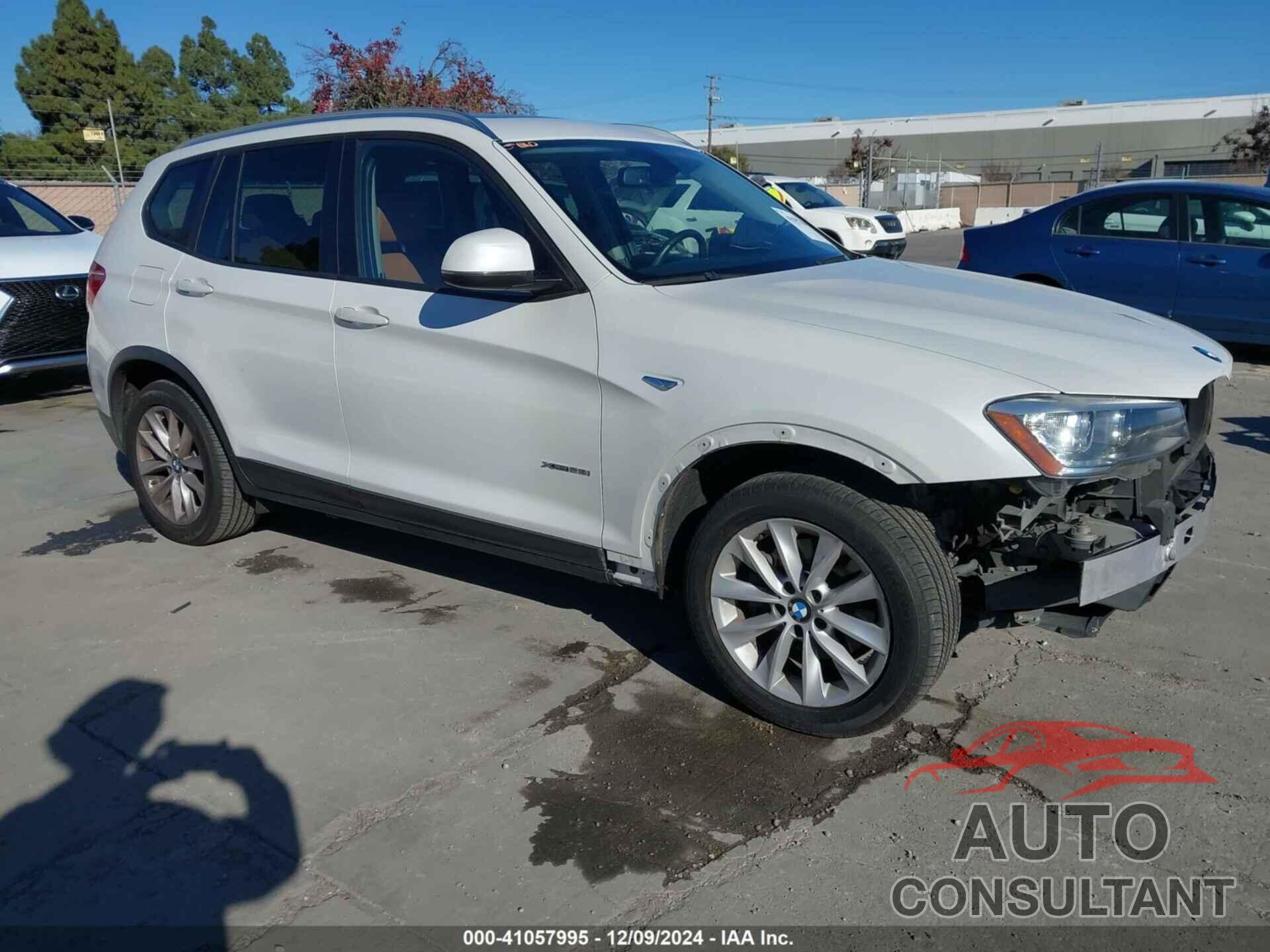 BMW X3 2015 - 5UXWX9C55F0D57542