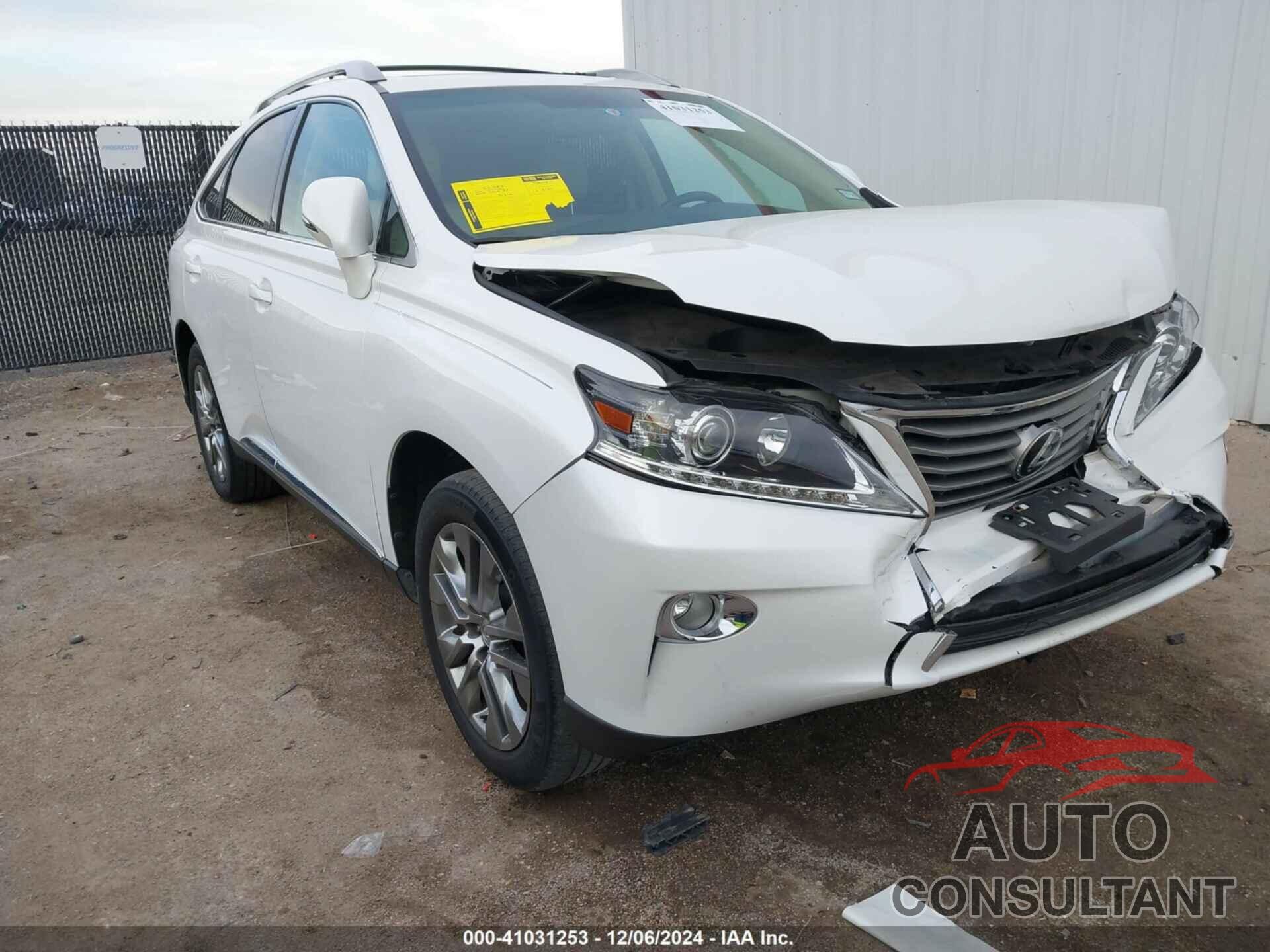 LEXUS RX 350 2013 - 2T2BK1BA7DC170068