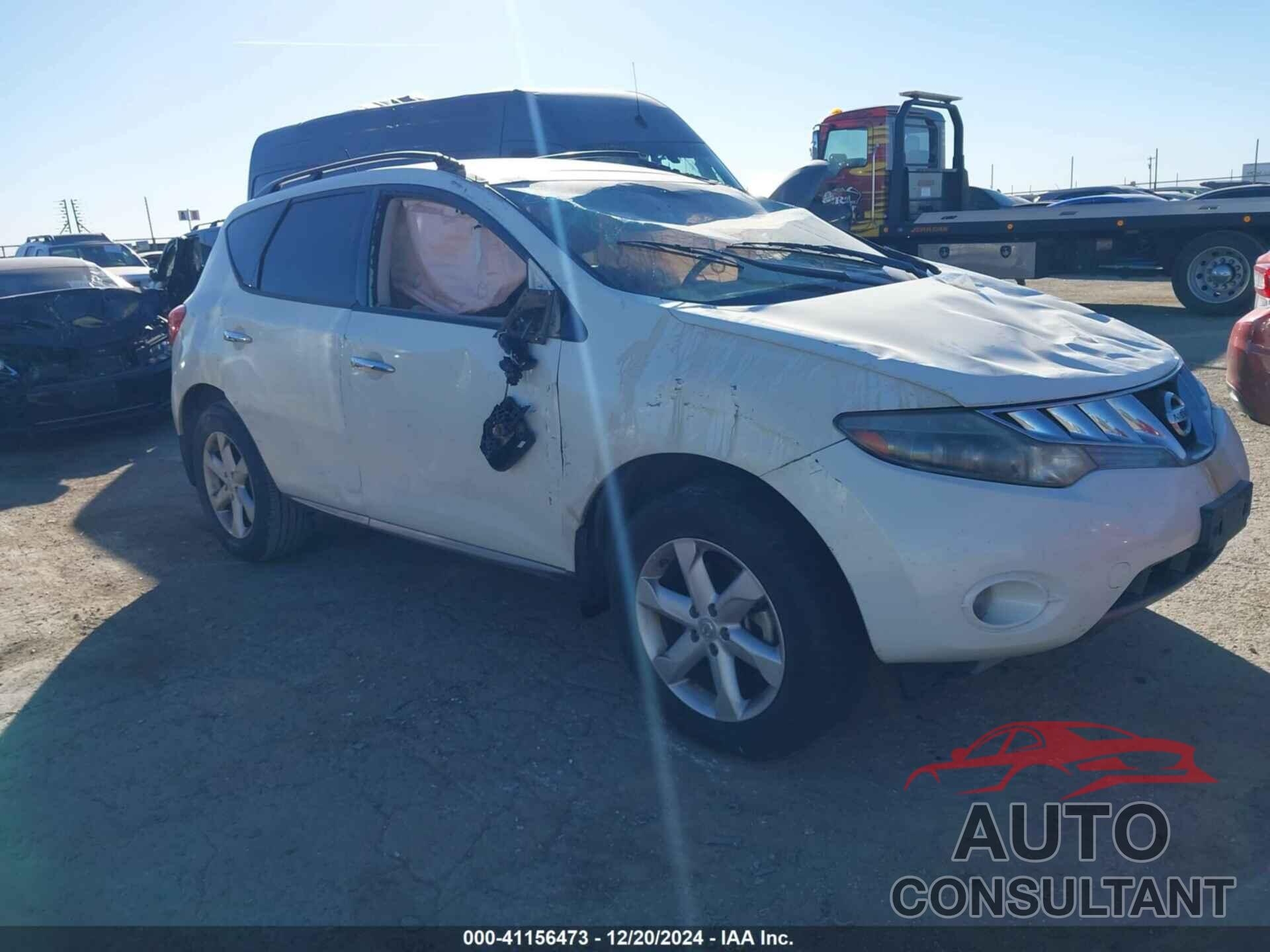 NISSAN MURANO 2009 - JN8AZ18U99W027882