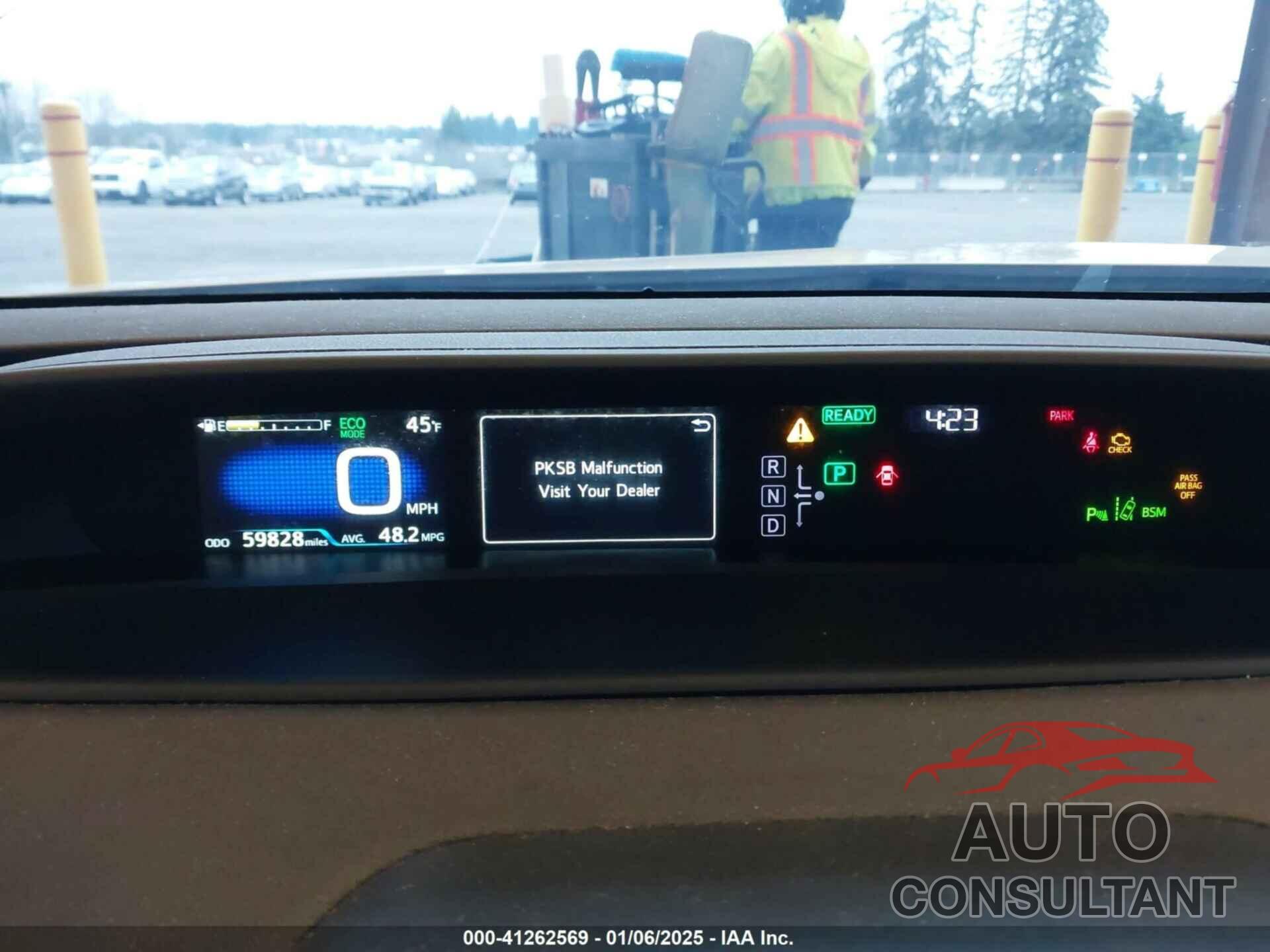 TOYOTA PRIUS 2019 - JTDL9RFU1K3009518