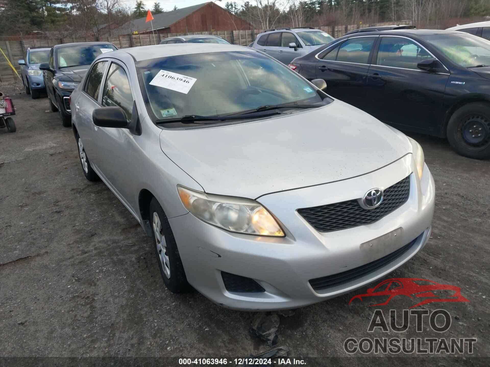 TOYOTA COROLLA 2009 - 1NXBU40E79Z122341