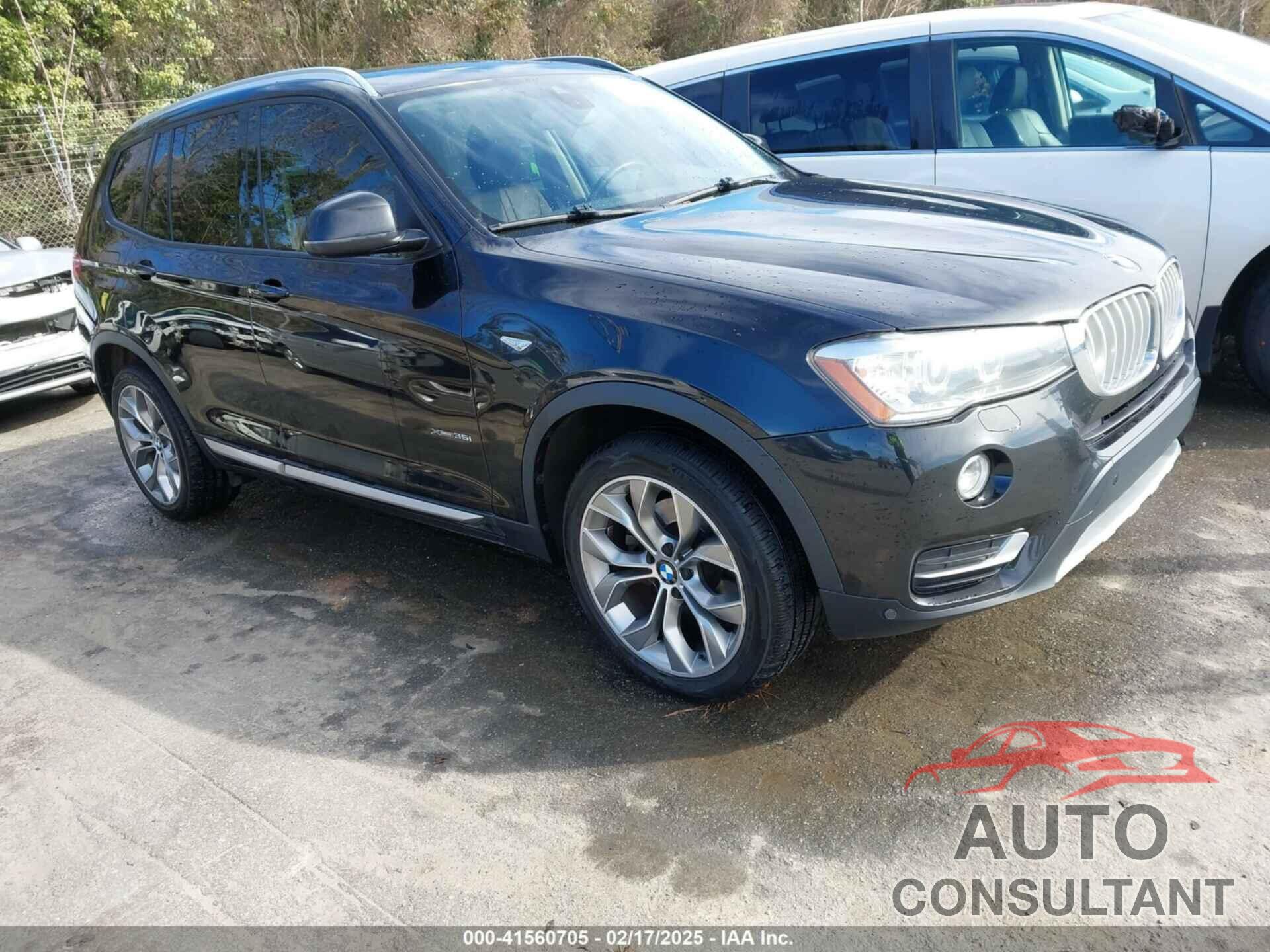 BMW X3 2017 - 5UXWX7C51H0U41121