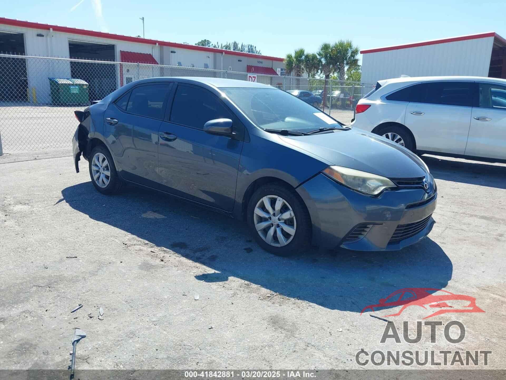 TOYOTA COROLLA 2016 - 2T1BURHE5GC641047