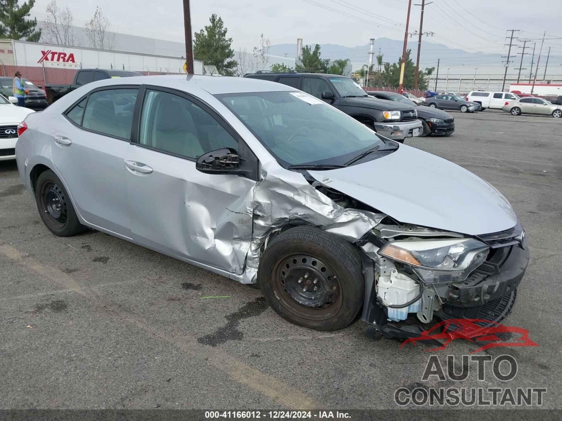 TOYOTA COROLLA 2016 - 2T1BURHE3GC703738