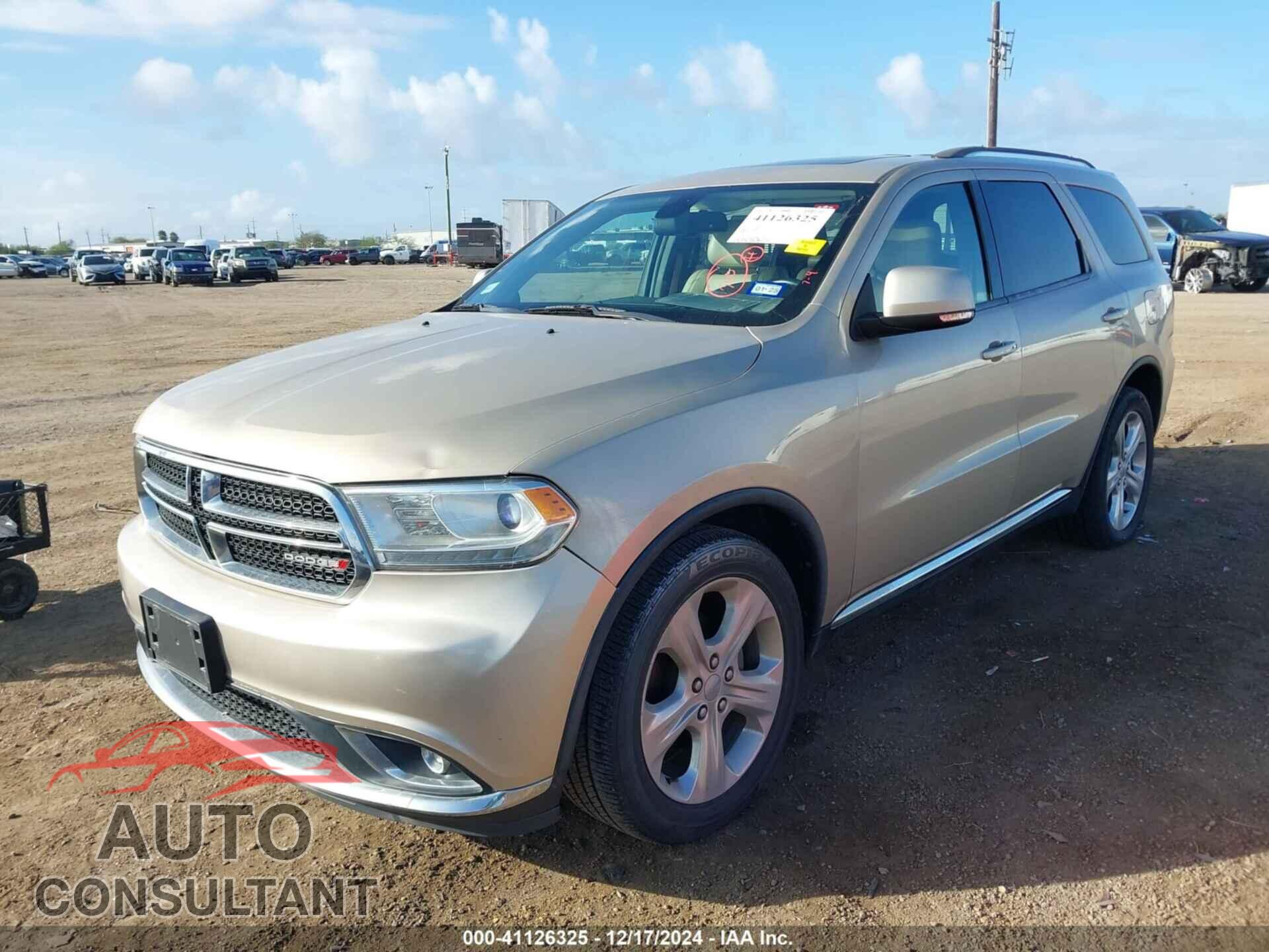 DODGE DURANGO 2014 - 1C4RDHDG8EC970556