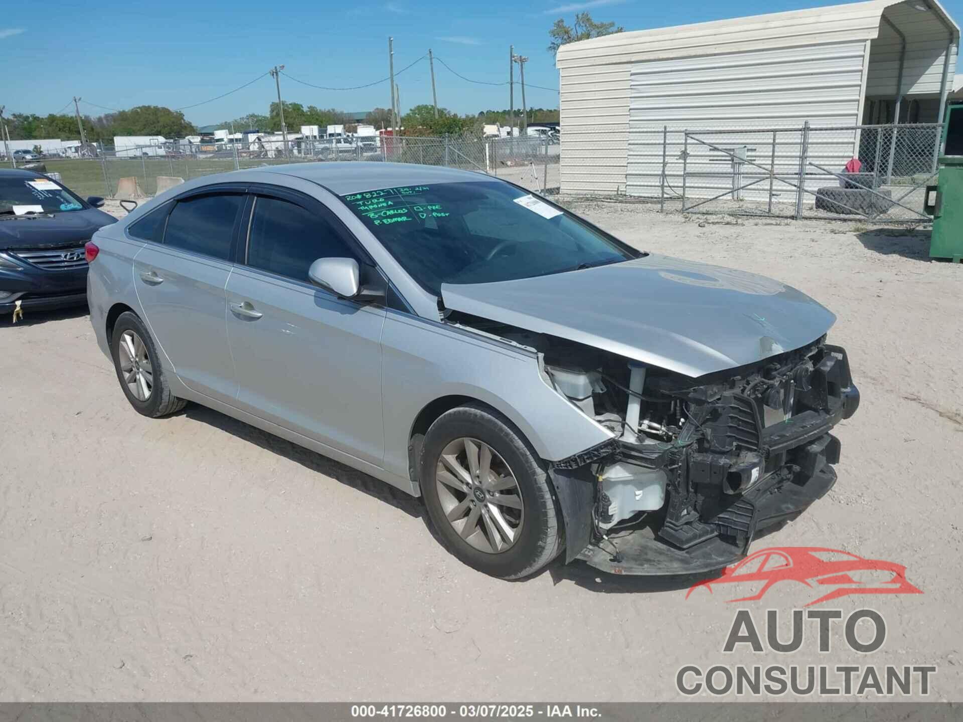 HYUNDAI SONATA 2016 - 5NPE24AA9GH371072