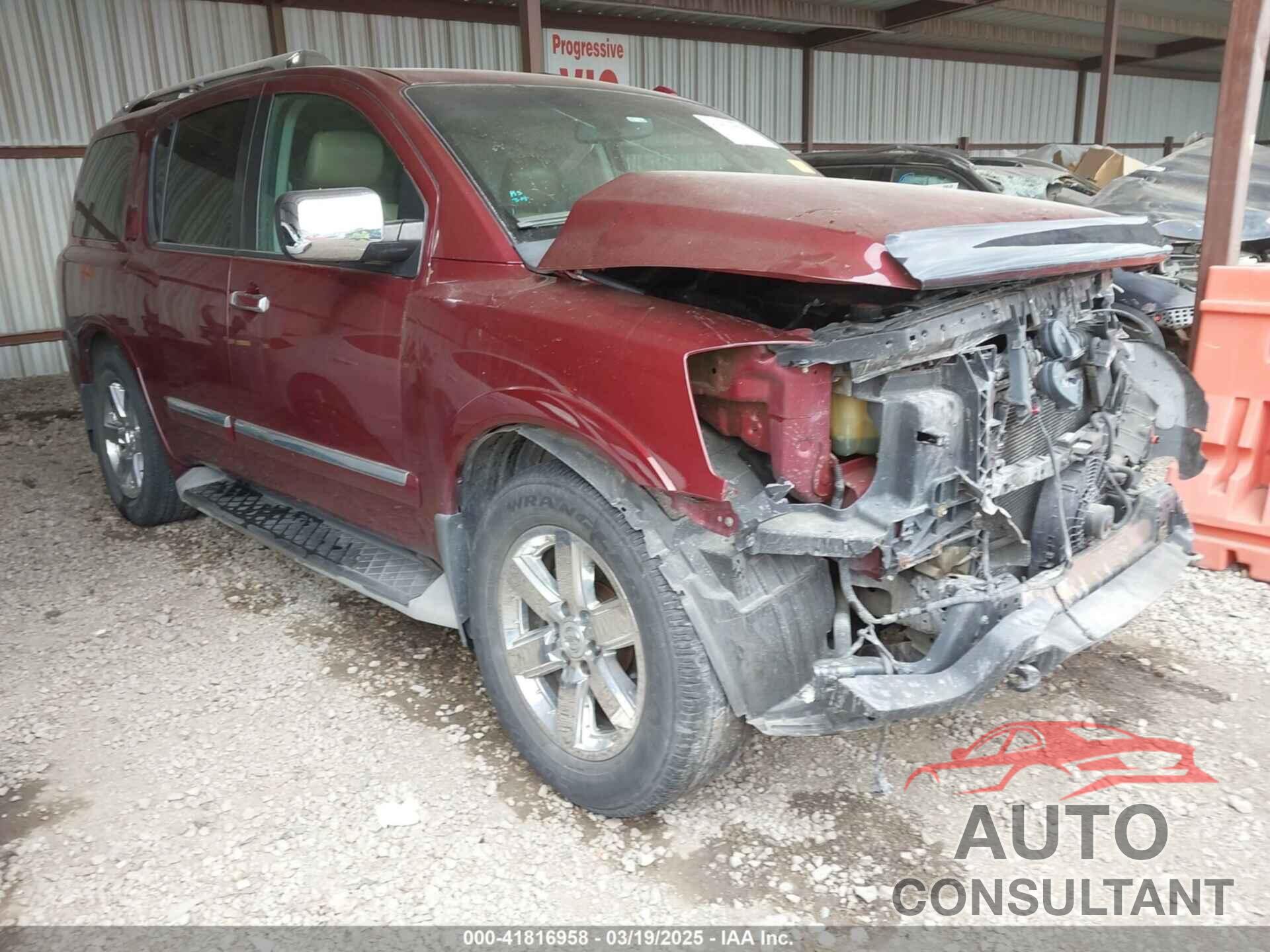 NISSAN ARMADA 2012 - 5N1BA0NF9CN620903