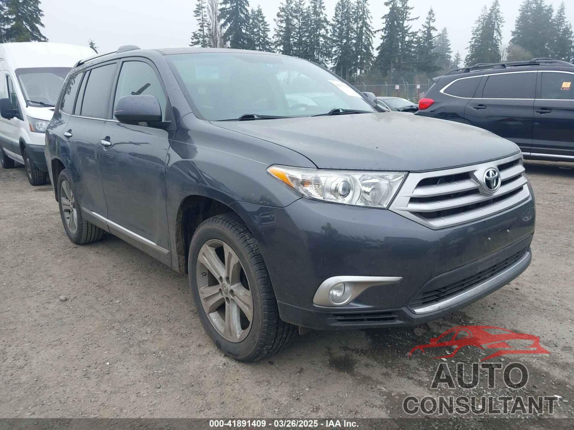TOYOTA HIGHLANDER 2012 - 5TDDK3EH4CS158998