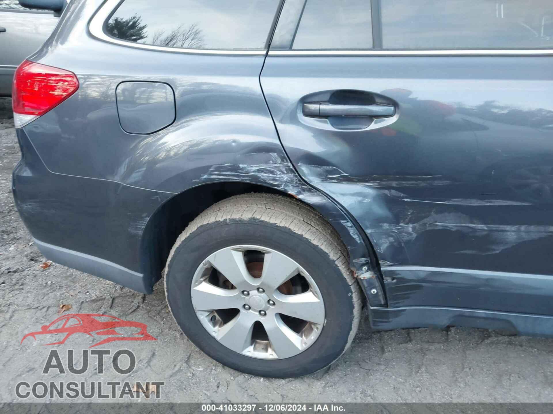 SUBARU OUTBACK 2012 - 4S4BRBCC6C3287357
