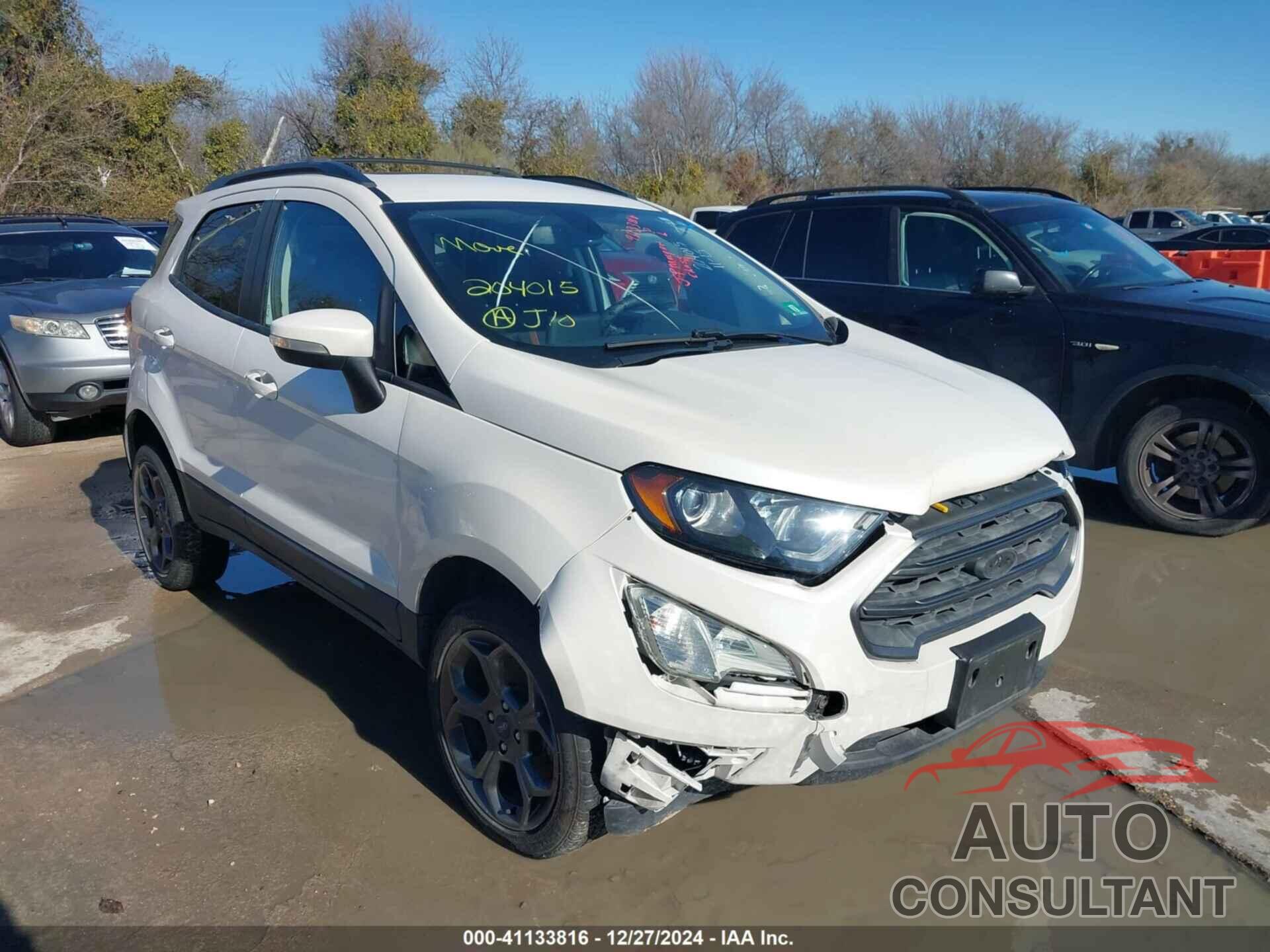 FORD ECOSPORT 2018 - MAJ6P1CL6JC203031