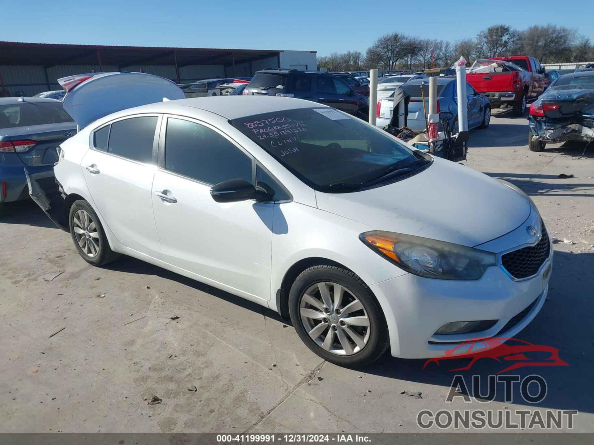 KIA FORTE 2014 - KNAFX4A84E5161847