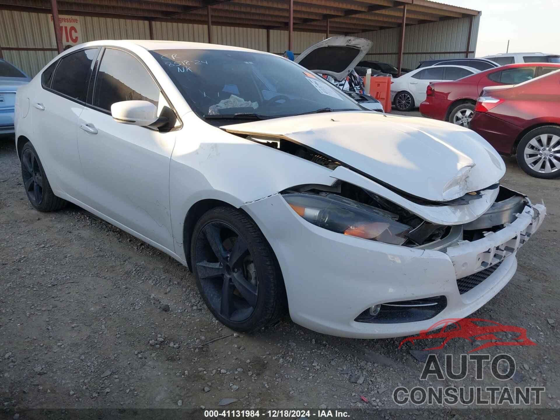 DODGE DART 2014 - 1C3CDFEB8ED866340