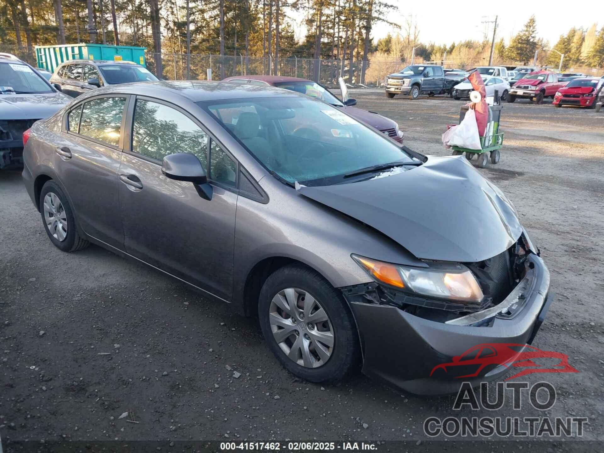 HONDA CIVIC 2012 - 19XFB2F58CE371972
