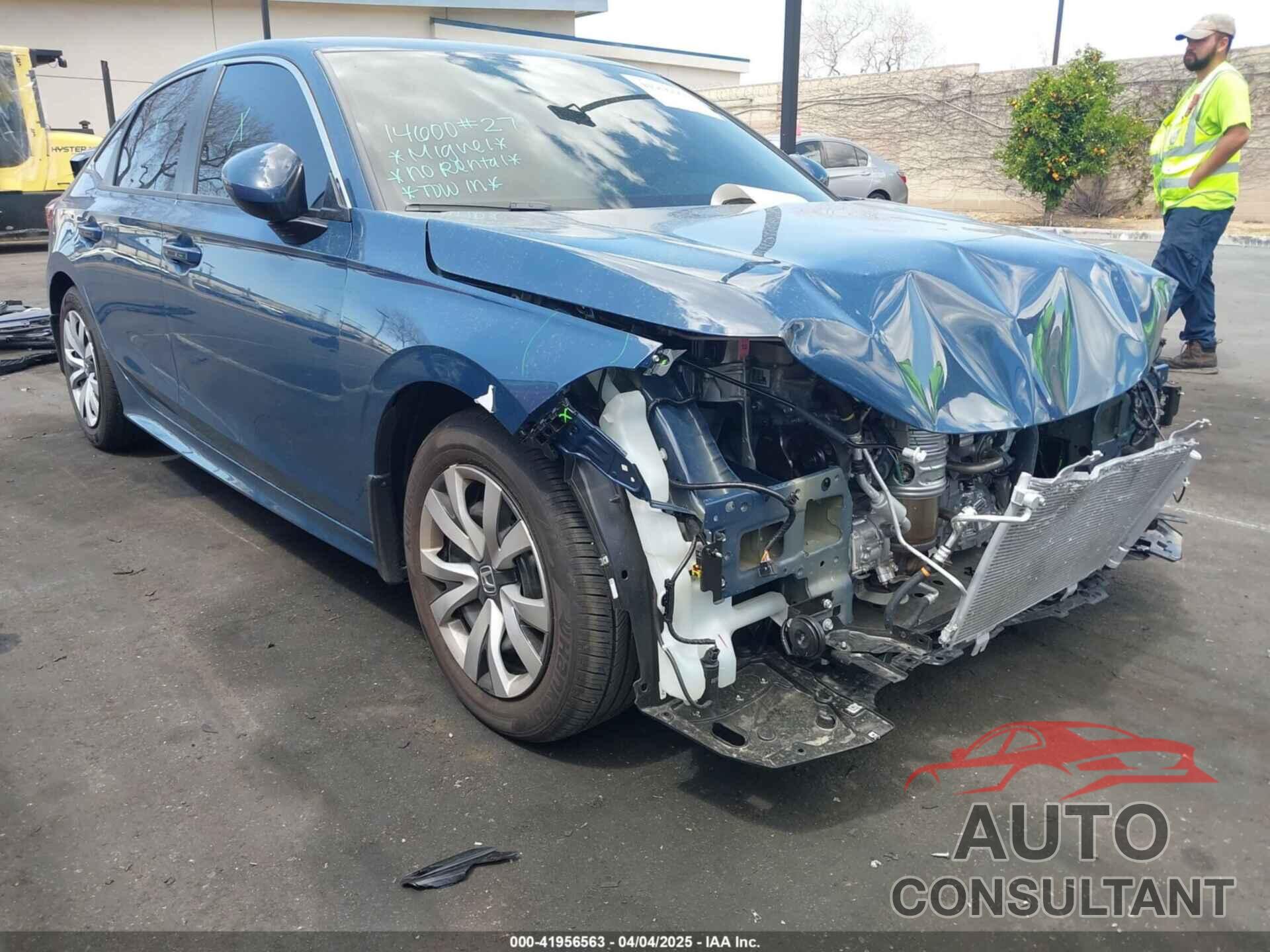HONDA CIVIC 2025 - 2HGFE2F28SH548067