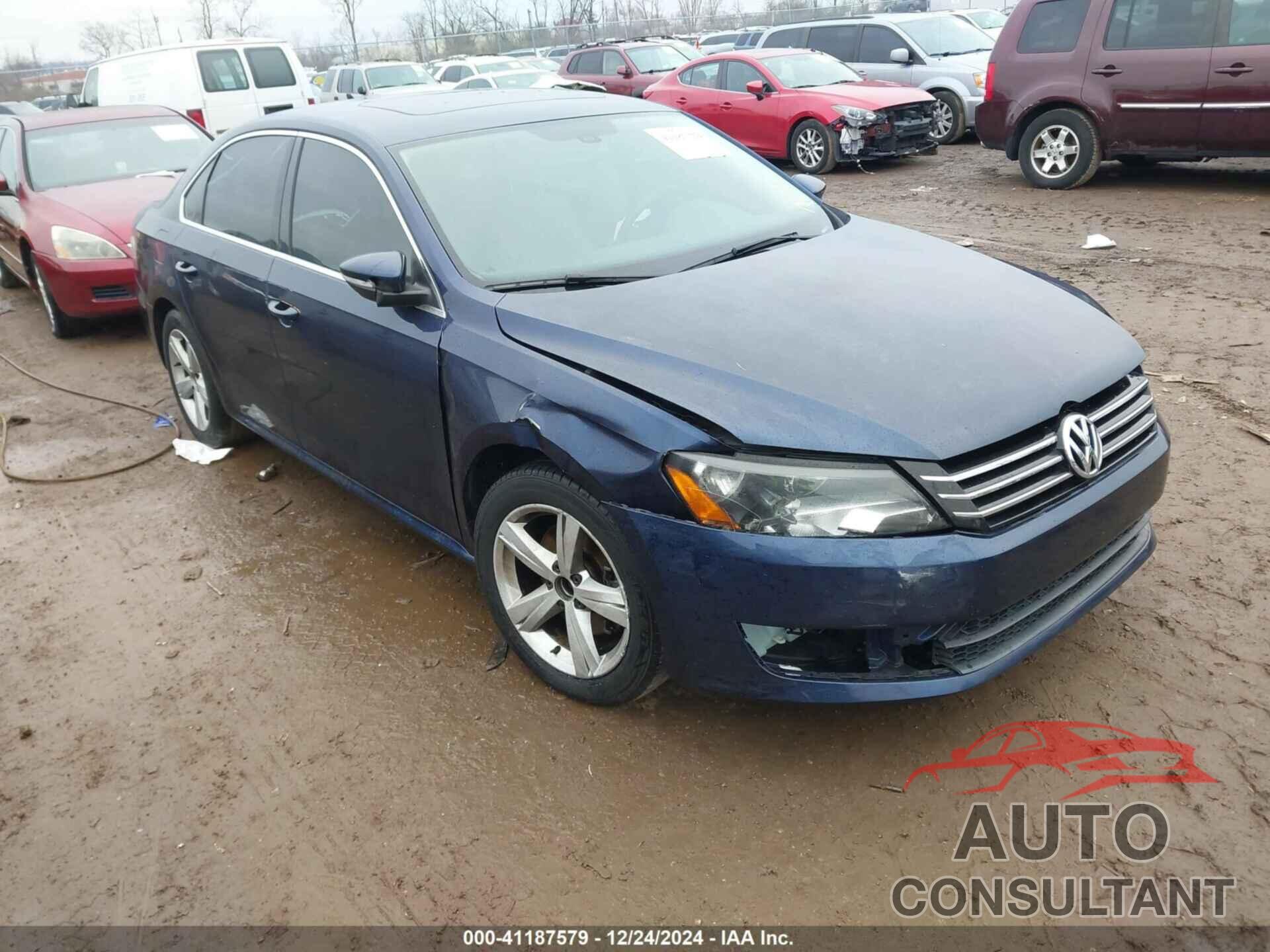 VOLKSWAGEN PASSAT 2012 - 1VWBP7A31CC045552