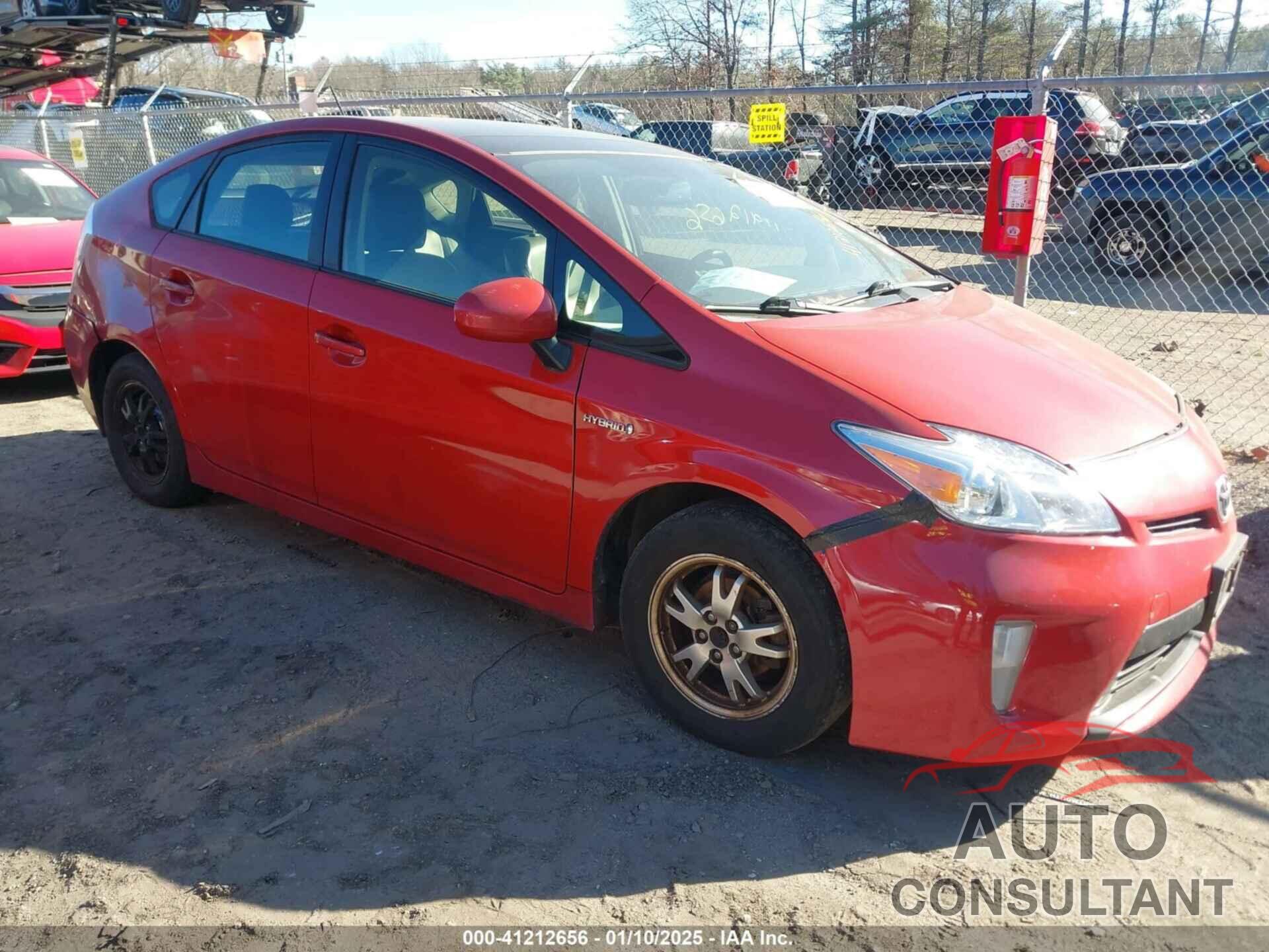 TOYOTA PRIUS 2012 - JTDKN3DU8C5418516