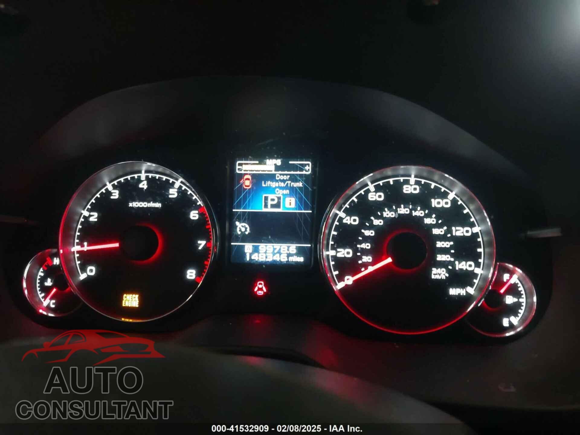 SUBARU OUTBACK 2013 - 4S4BRBLC3D3298480