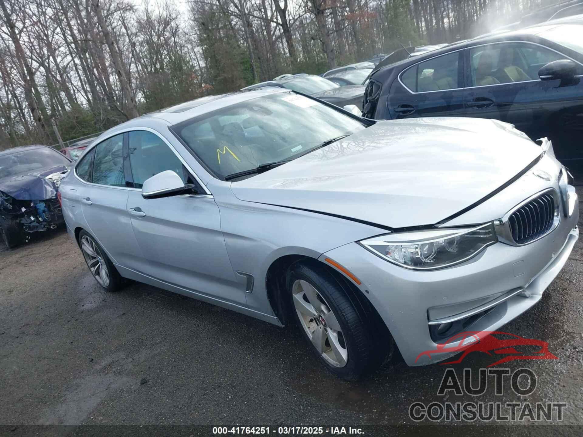 BMW 328I GRAN TURISMO 2016 - WBA8Z5C52GG500852
