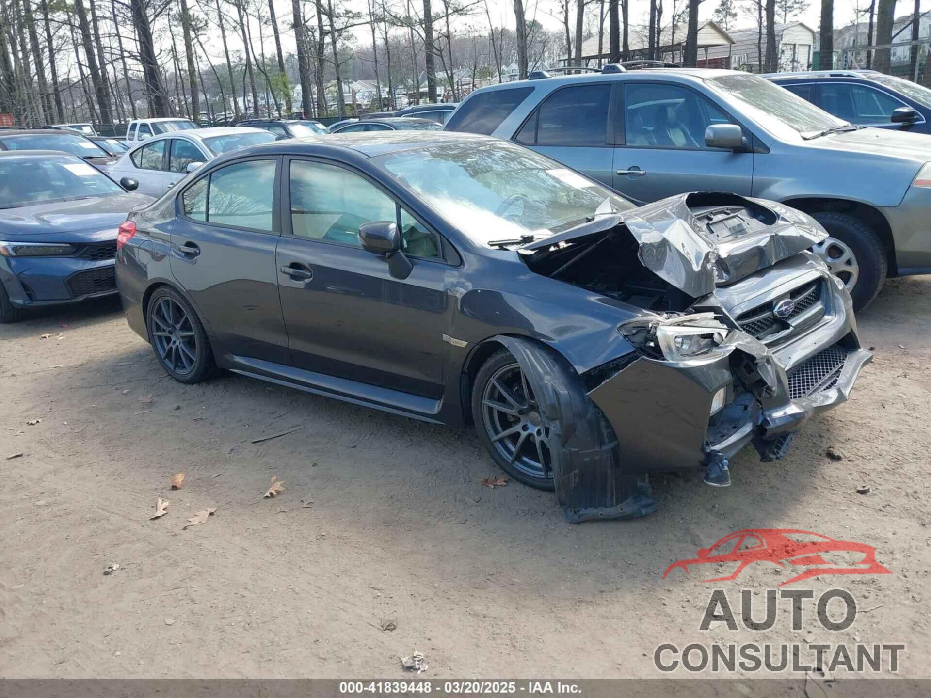 SUBARU WRX 2016 - JF1VA1L64G9822546