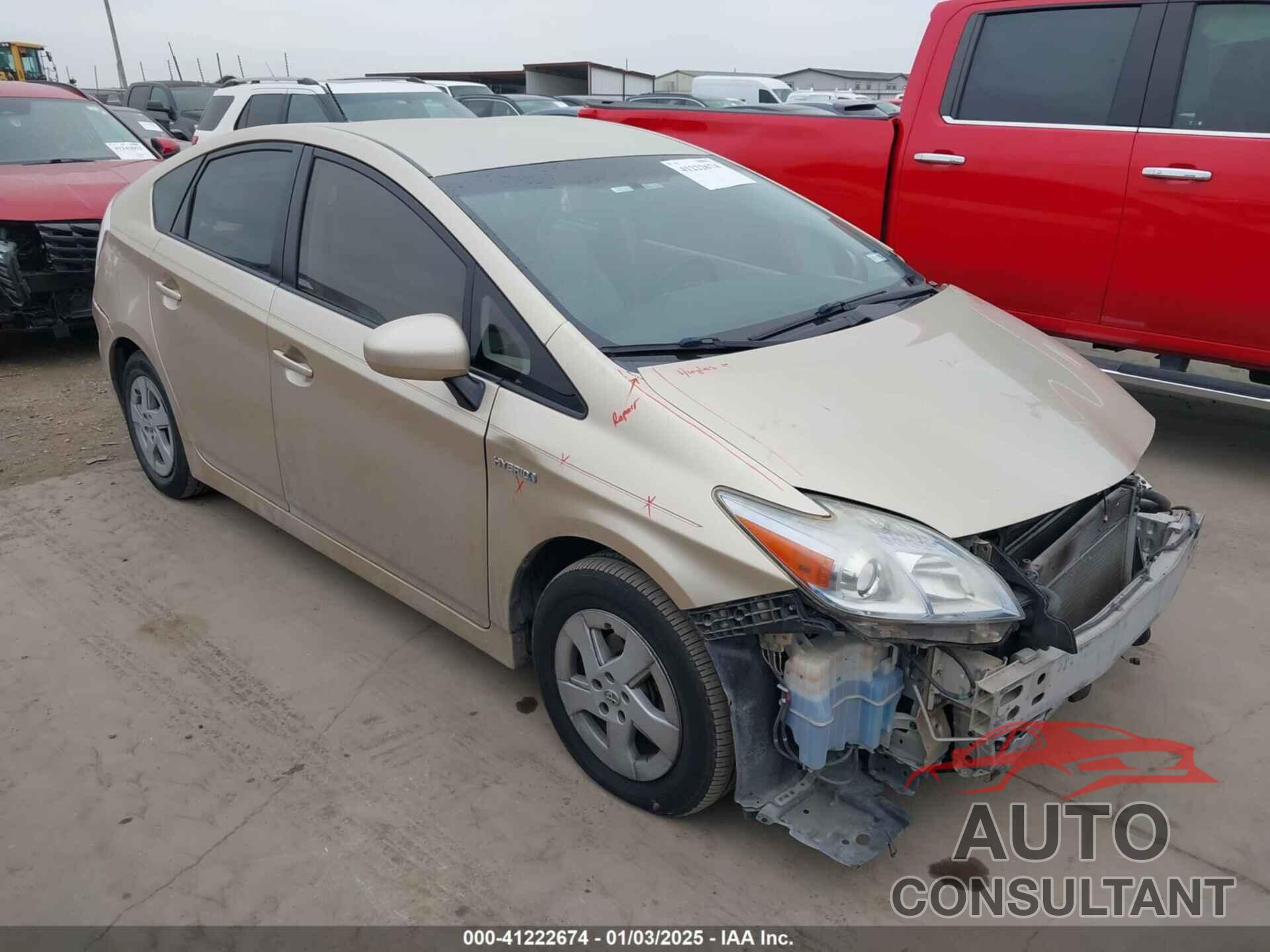 TOYOTA PRIUS 2010 - JTDKN3DU6A1131339