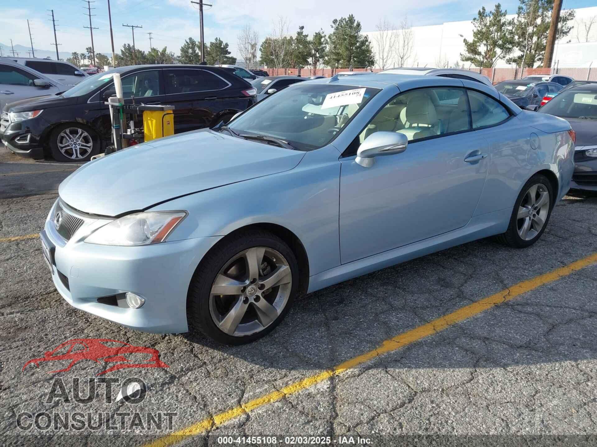 LEXUS IS 250C 2010 - JTHFF2C28A2513423