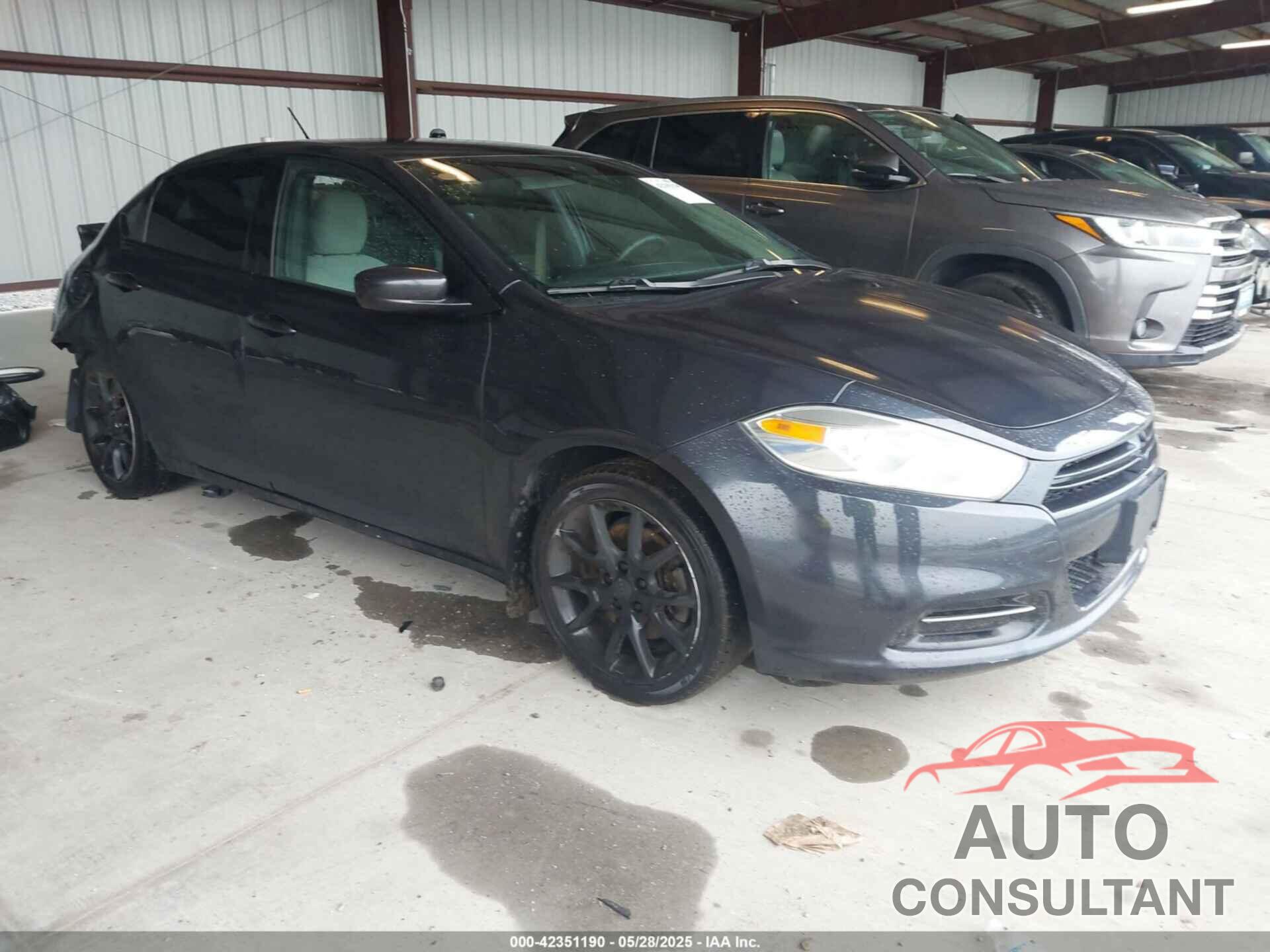 DODGE DART 2013 - 1C3CDFBA8DD117631