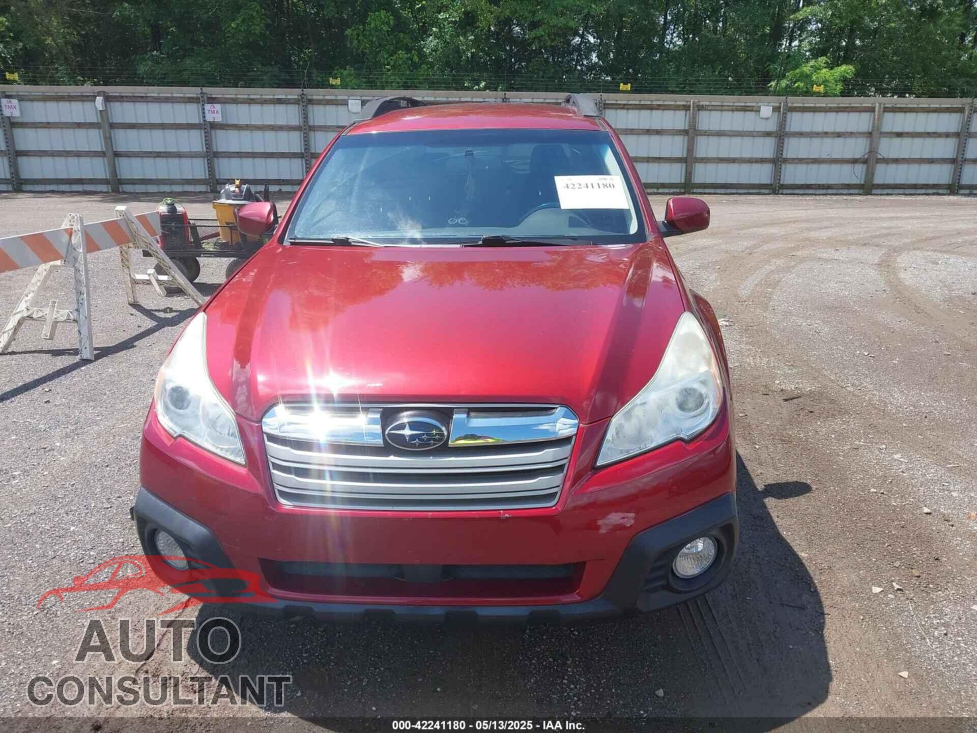SUBARU OUTBACK 2014 - 4S4BRCCC8E3235527