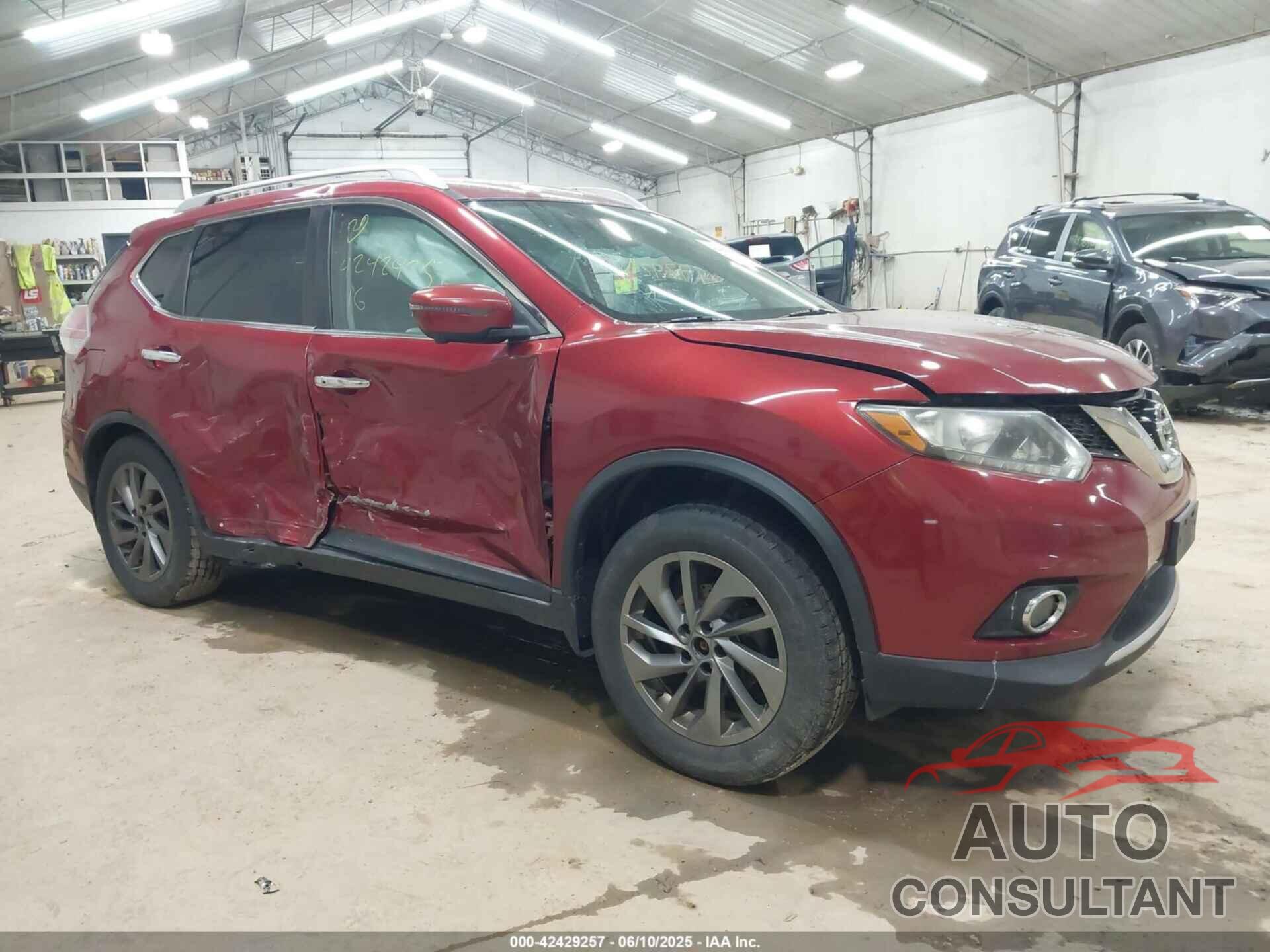 NISSAN ROGUE 2016 - KNMAT2MV4GP727687